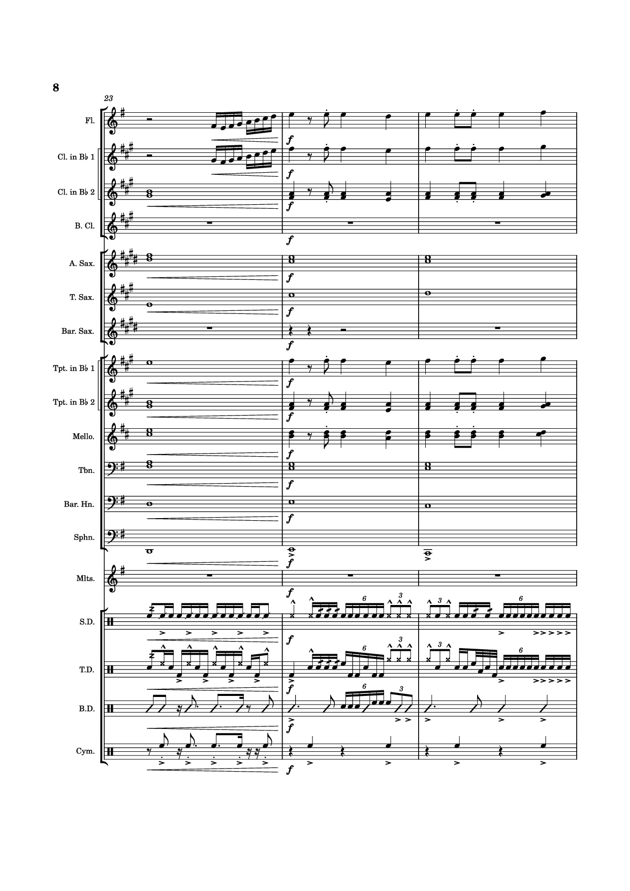Page 8 of Sheet music PDF Numb - Composer / arranger