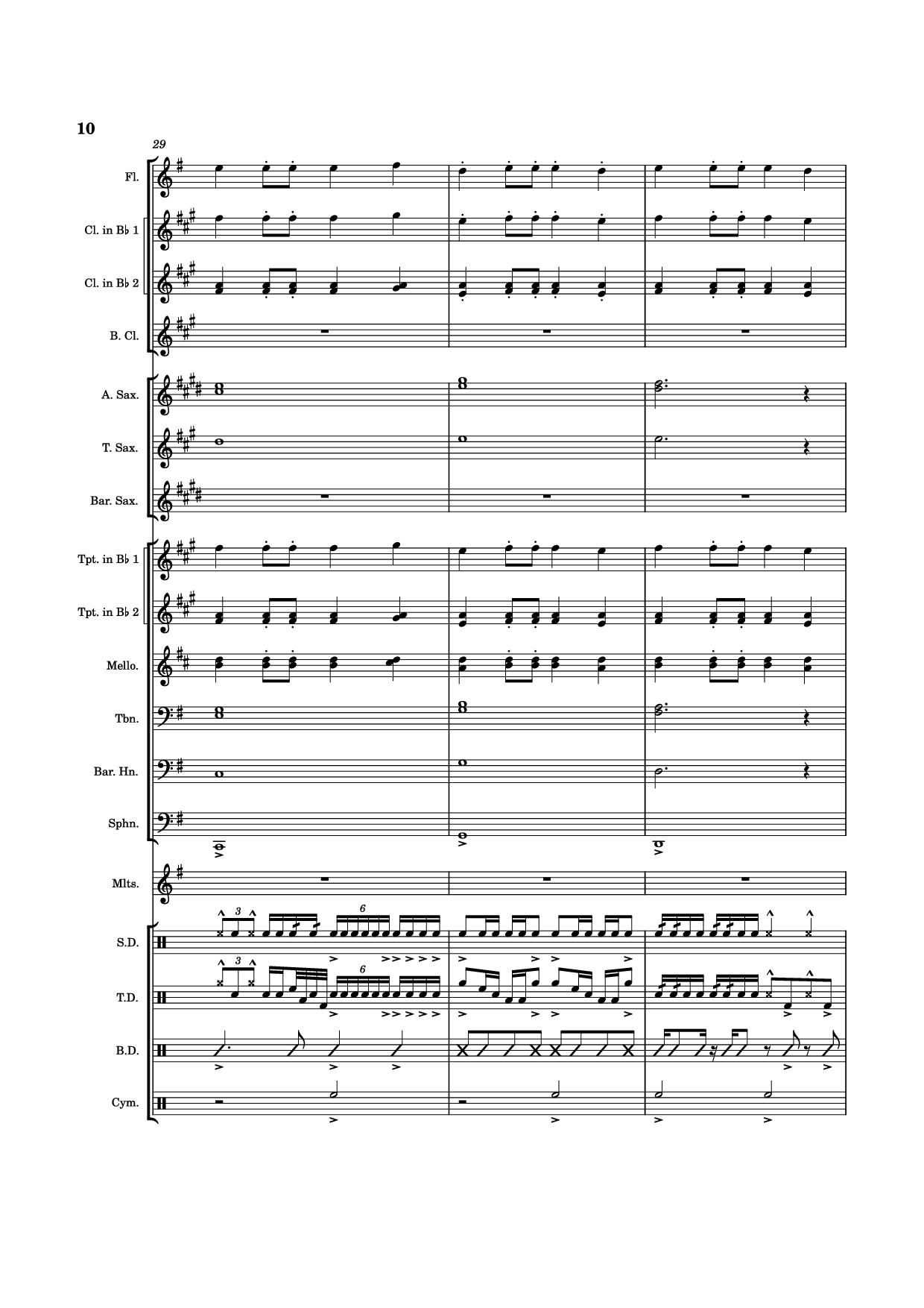 Page 10 of Sheet music PDF Numb - Composer / arranger