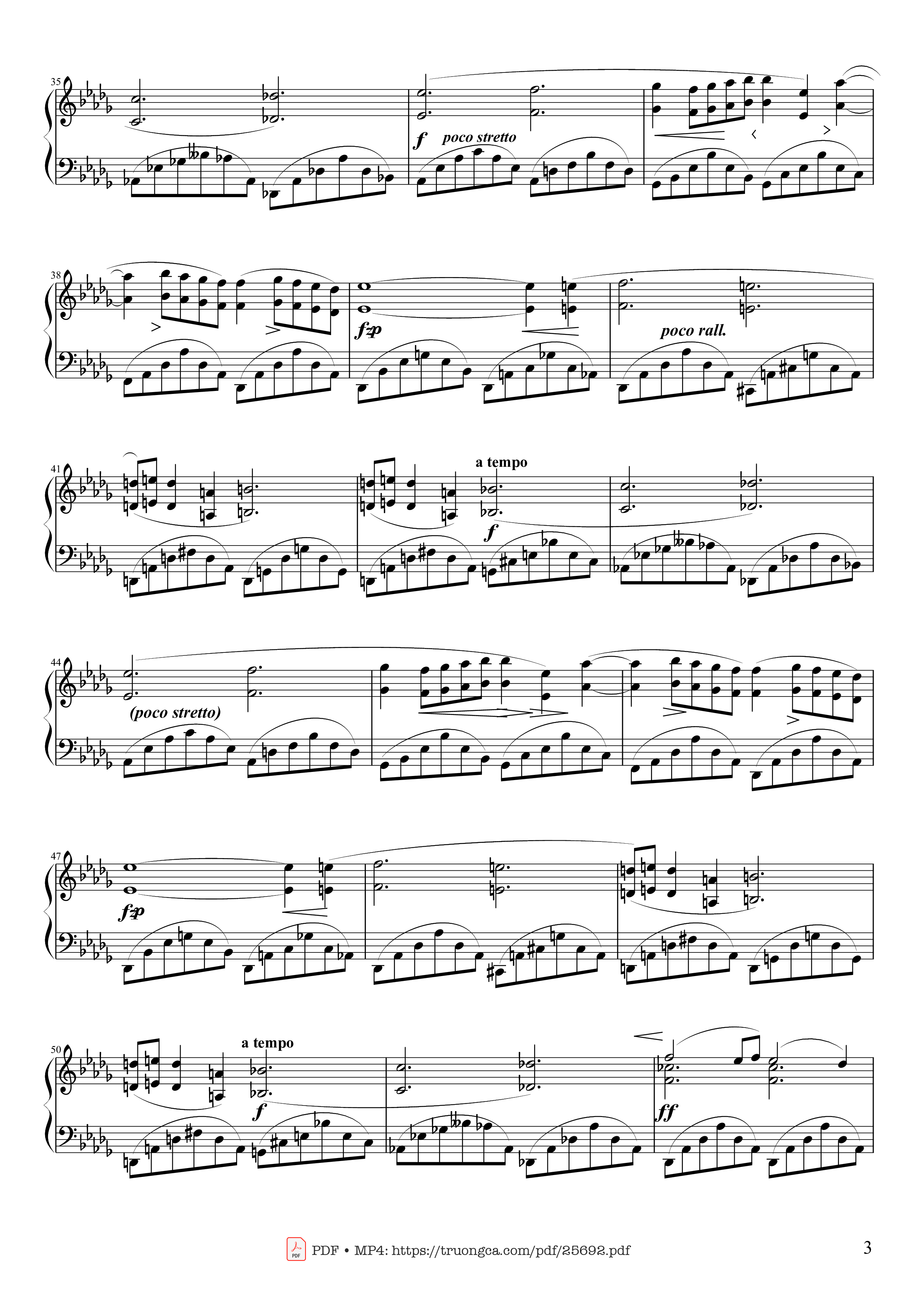 Page 3 of Sheet music PDF Piano Nocturne Op. 9 No. 1 - Chopin