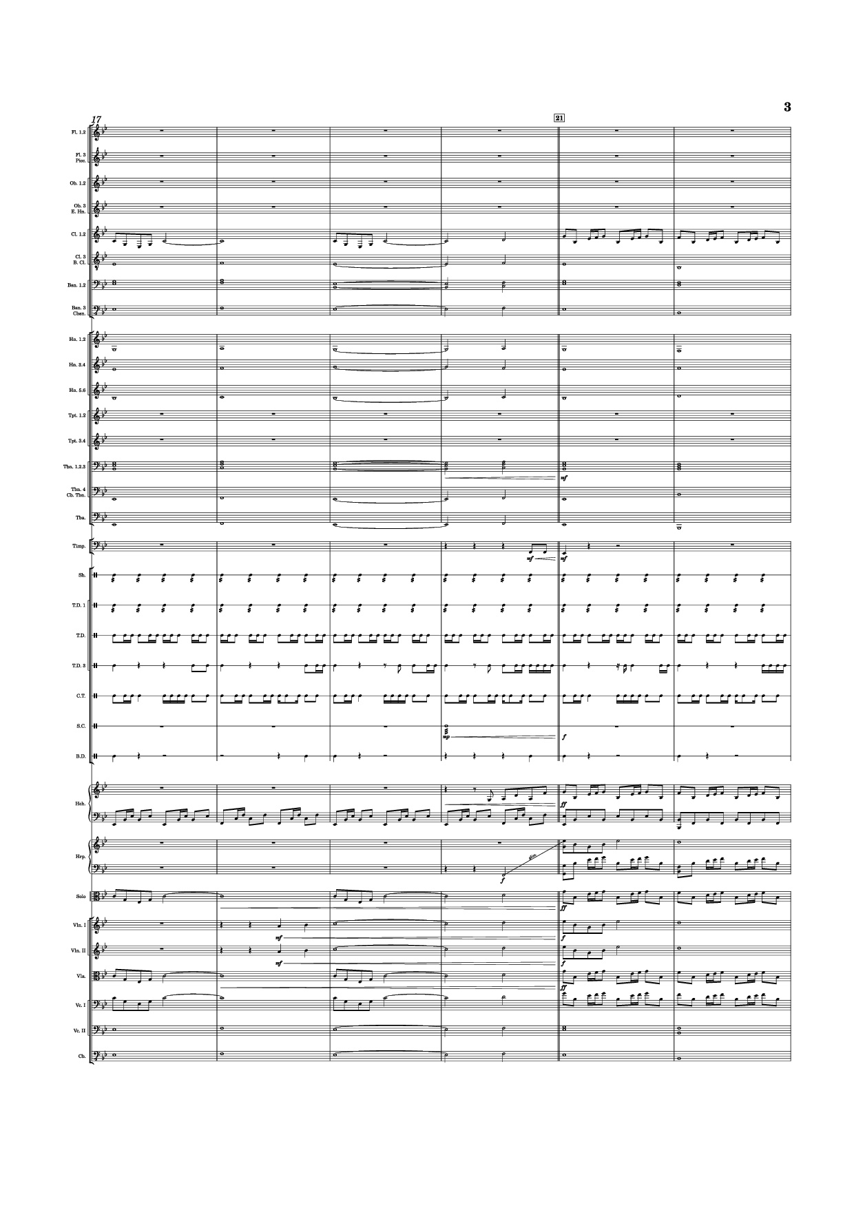 Page 3 of Sheet music PDF Rhaenyra