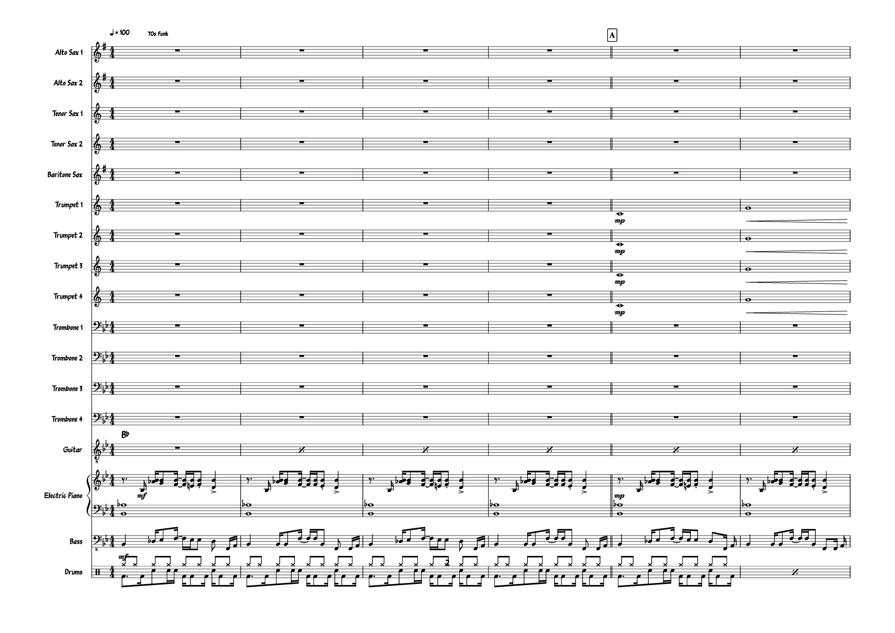 Page 2 of Sheet music PDF Piano Also sprach the MC big band Piano - Composed: R Straus Modified: Doedato Arr for big band : Gav