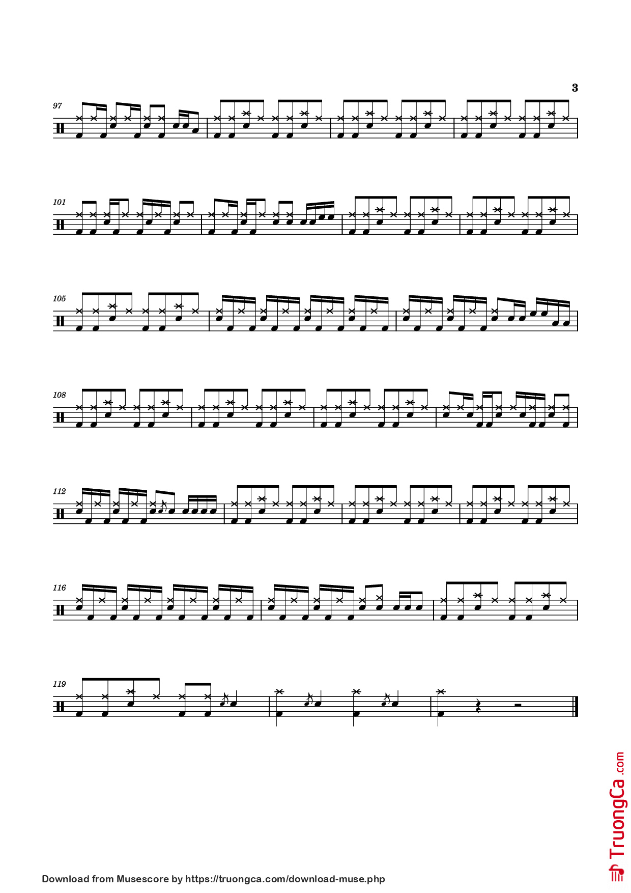 Page 3 of Sheet music PDF November Rain - Guns N