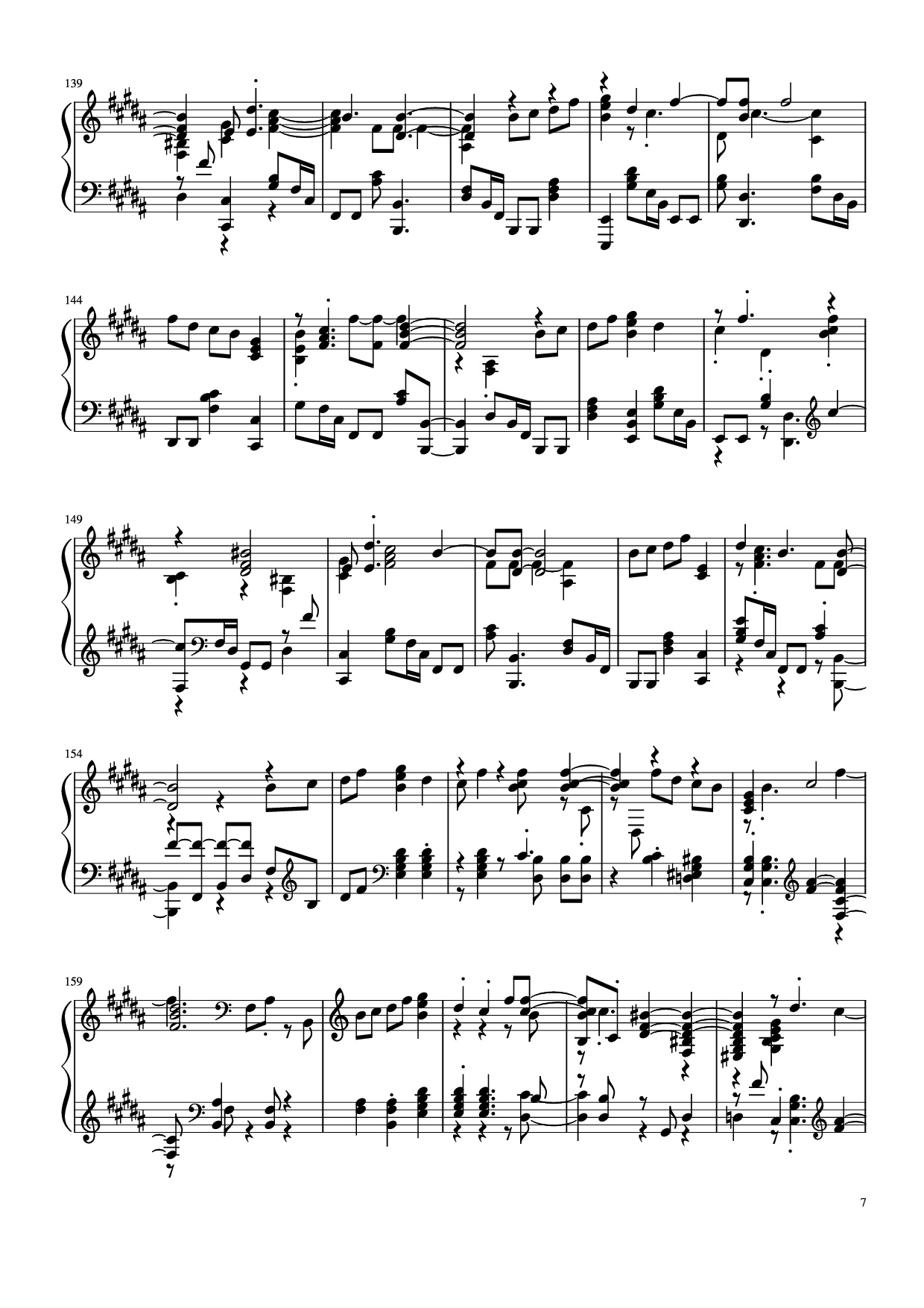 Page 7 of Sheet music PDF Piano Đừng làm trái tim anh đau Piano - Bởi: Sơn Tùng M-PT