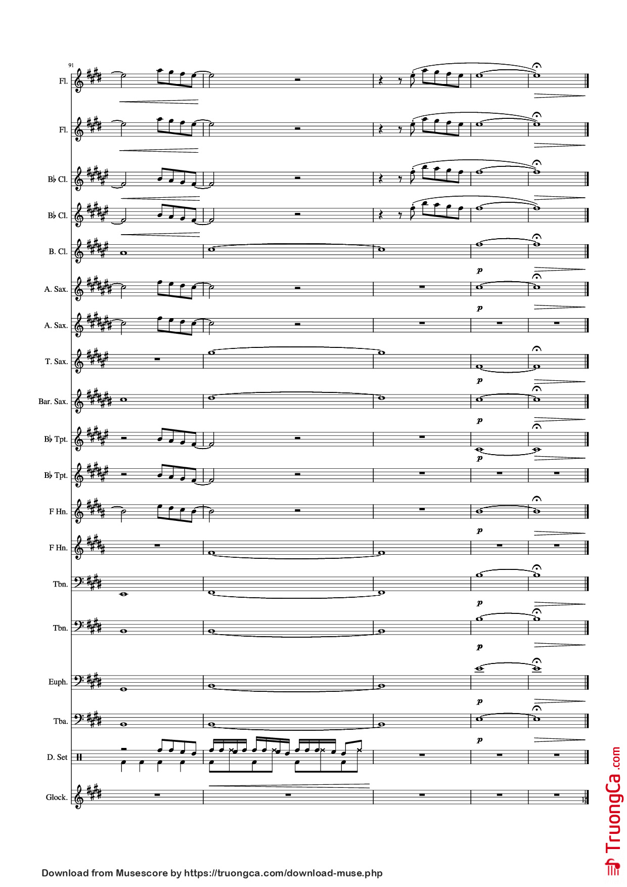 Page 15 of Sheet music PDF Weathering With You - Grand Escape - Arr. Gracia