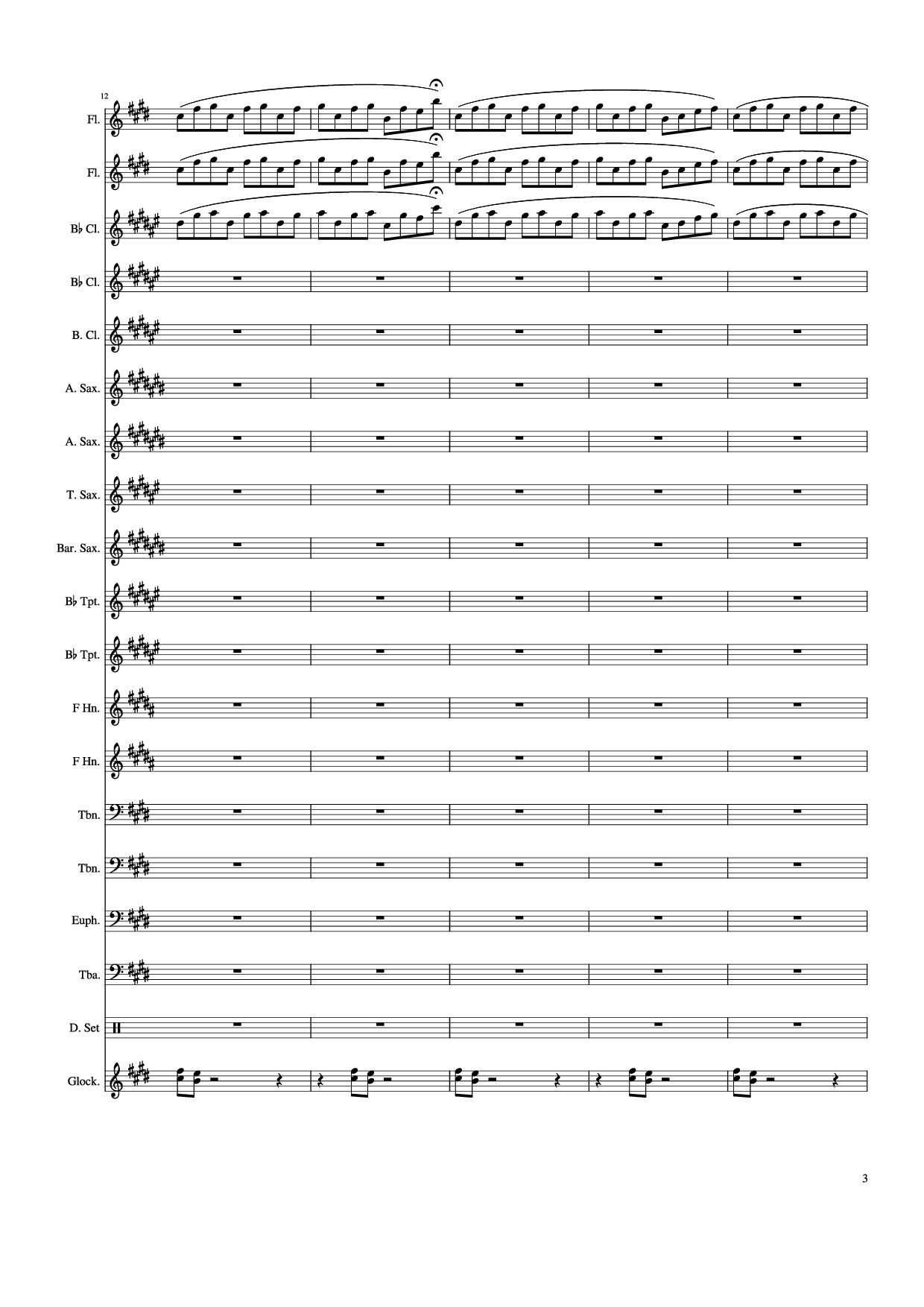 Page 3 of Sheet music PDF Weathering With You - Grand Escape - Arr. Gracia