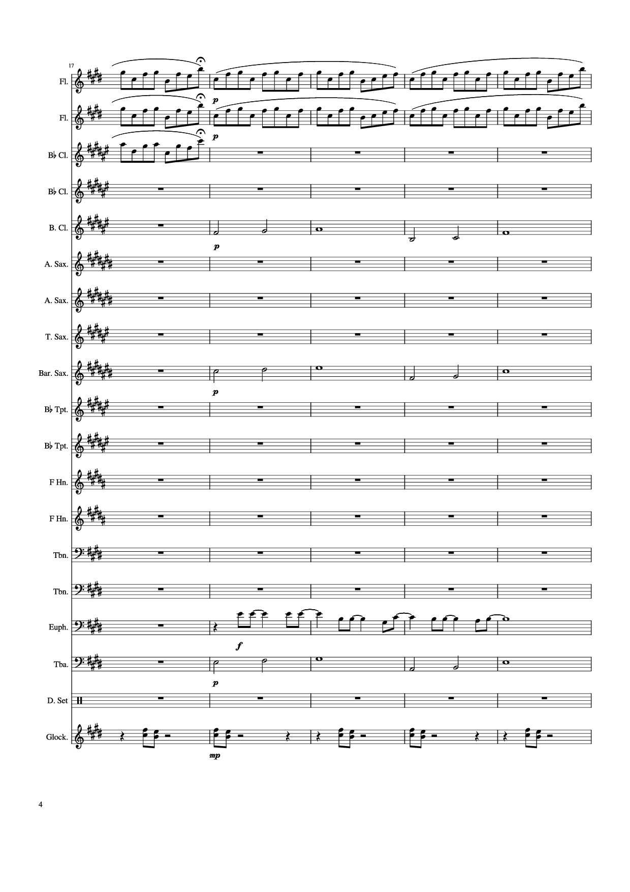 Page 4 of Sheet music PDF Weathering With You - Grand Escape - Arr. Gracia