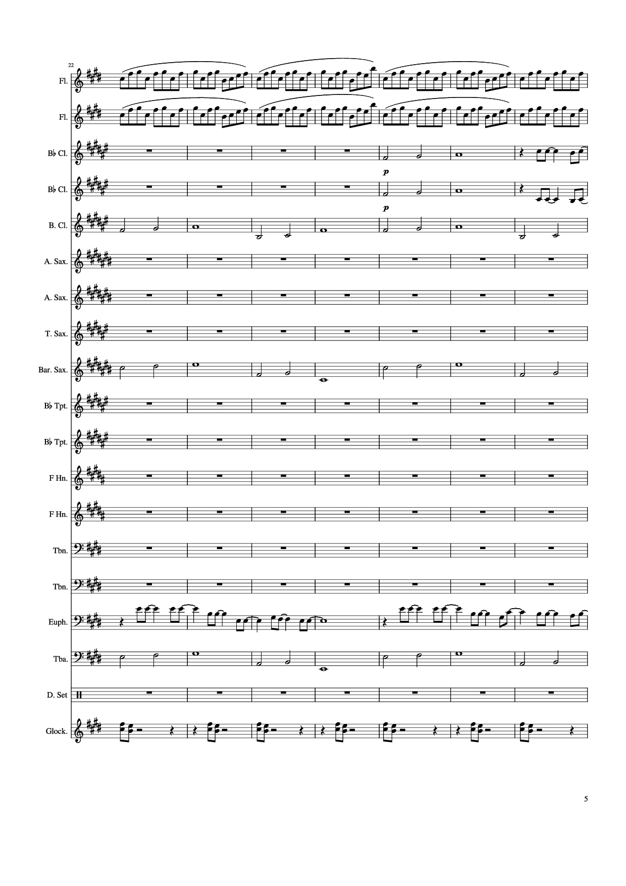 Page 5 of Sheet music PDF Weathering With You - Grand Escape - Arr. Gracia