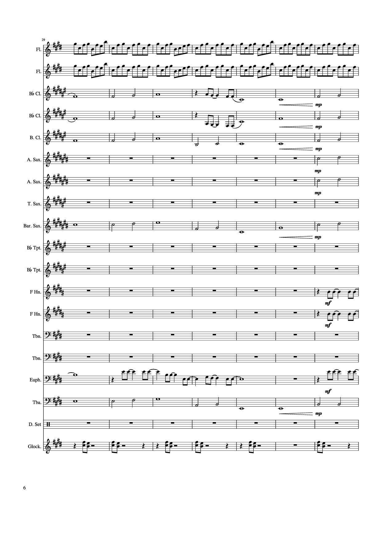 Page 6 of Sheet music PDF Weathering With You - Grand Escape - Arr. Gracia