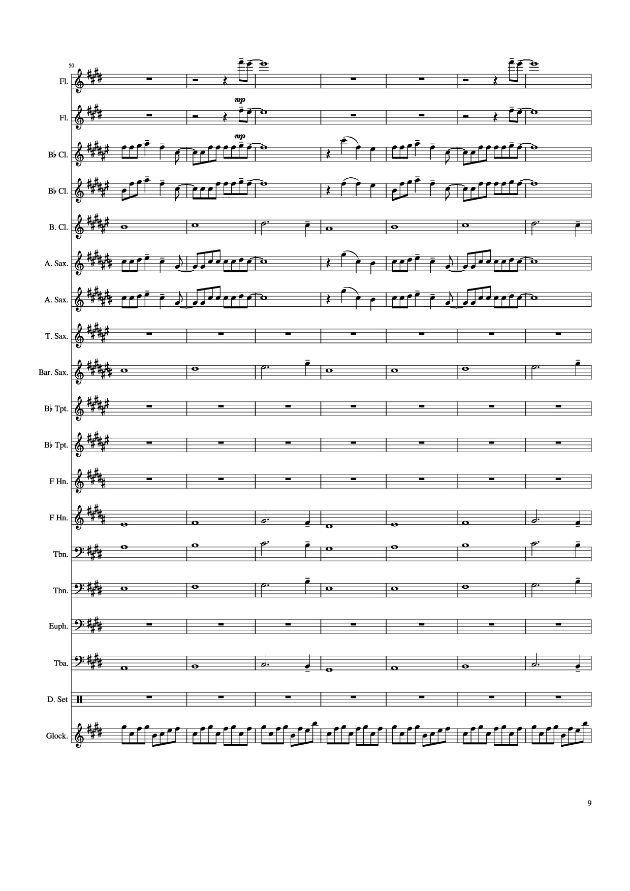 Page 9 of Sheet music PDF Weathering With You - Grand Escape - Arr. Gracia