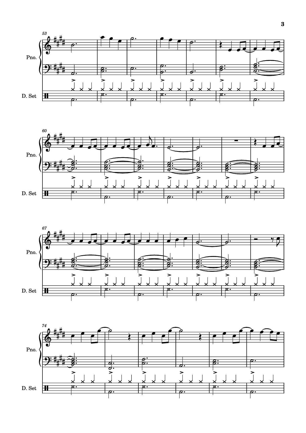 Page 3 of Sheet music PDF Piano Those Eyes Piano - Words and Music by