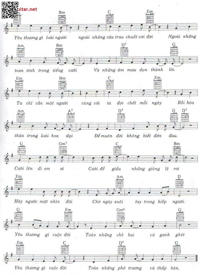 Page 2 of Sheet music PDF Hãy ngước mặt nhìn đời - Lê Hựu Hà