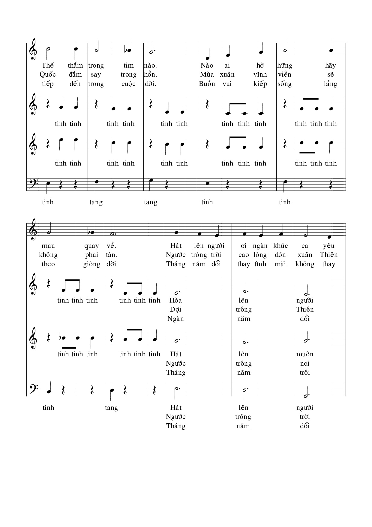 Page 3 of Sheet music PDF Mùa Xuân Ước Mơ - Ngọc Linh