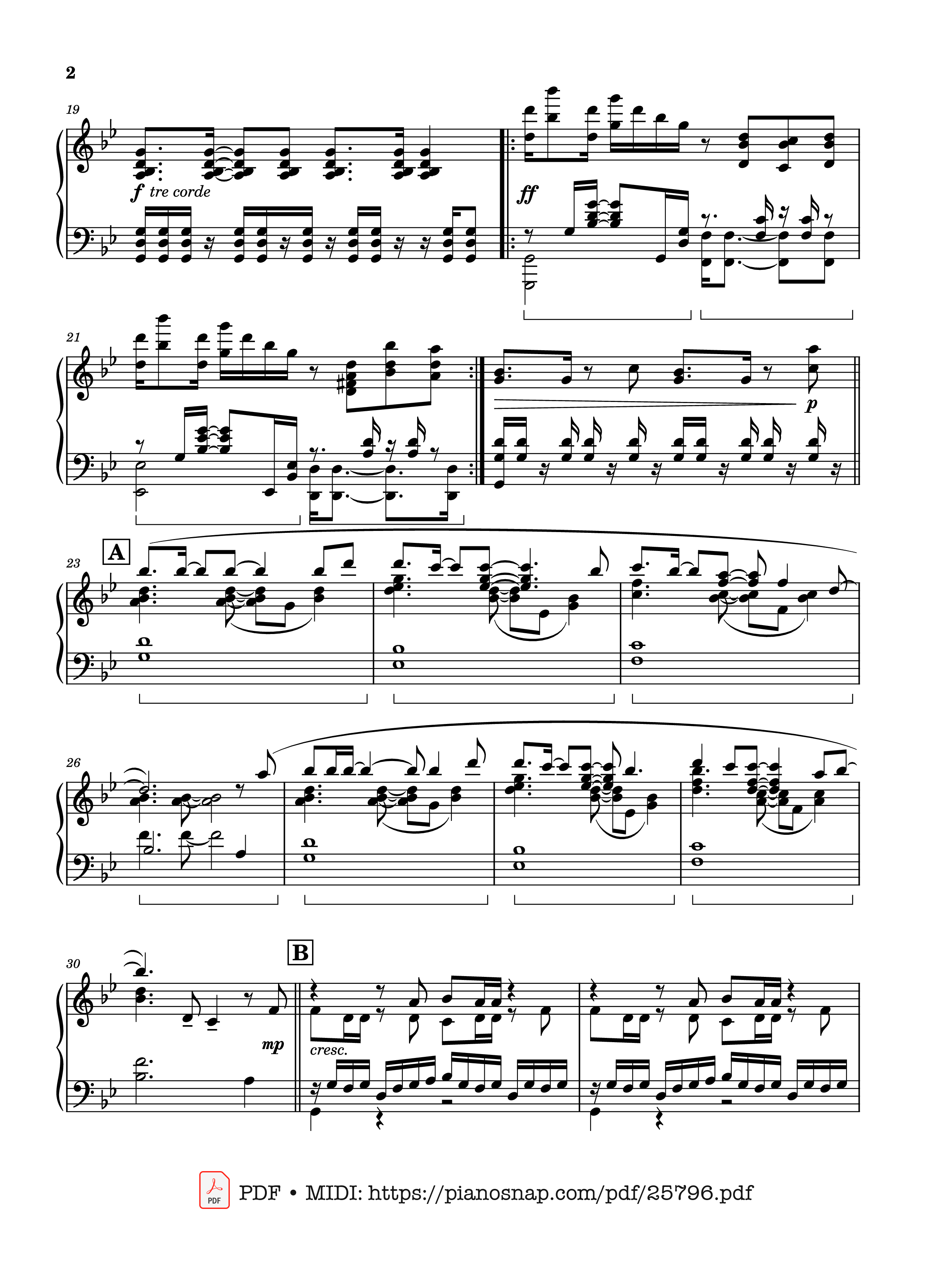 Page 2 of Sheet music PDF Piano Unravel (Tokyo Ghoul) Piano - Animenz
