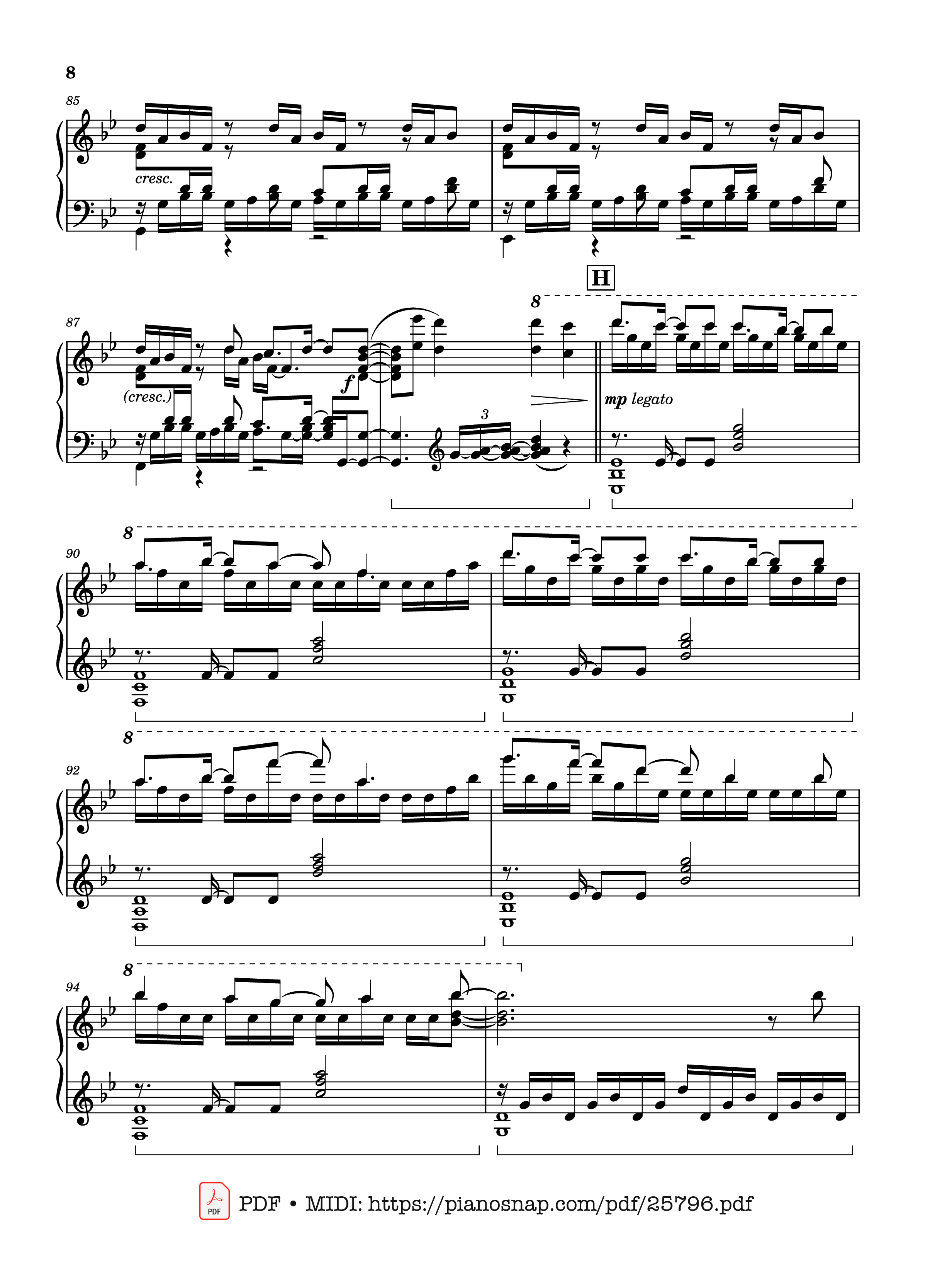 Page 8 of Sheet music PDF Piano Unravel (Tokyo Ghoul) Piano - Animenz