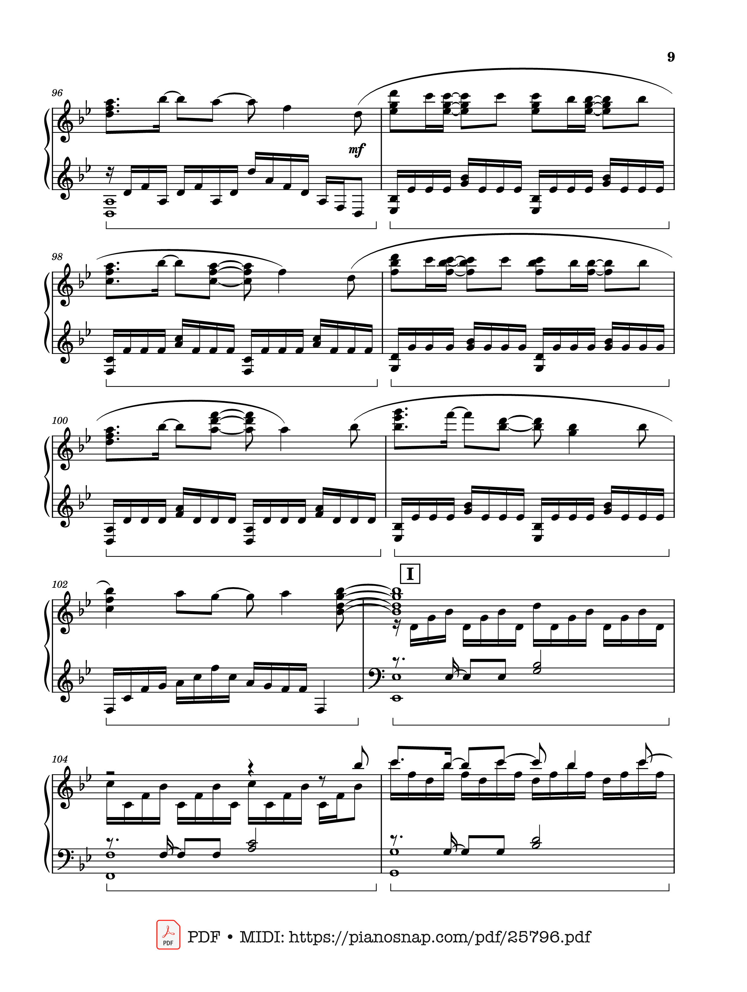 Page 9 of Sheet music PDF Piano Unravel (Tokyo Ghoul) Piano - Animenz