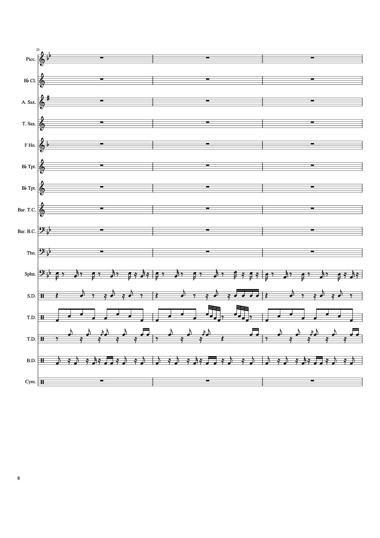 Page 8 of Sheet music PDF Big Ballin
