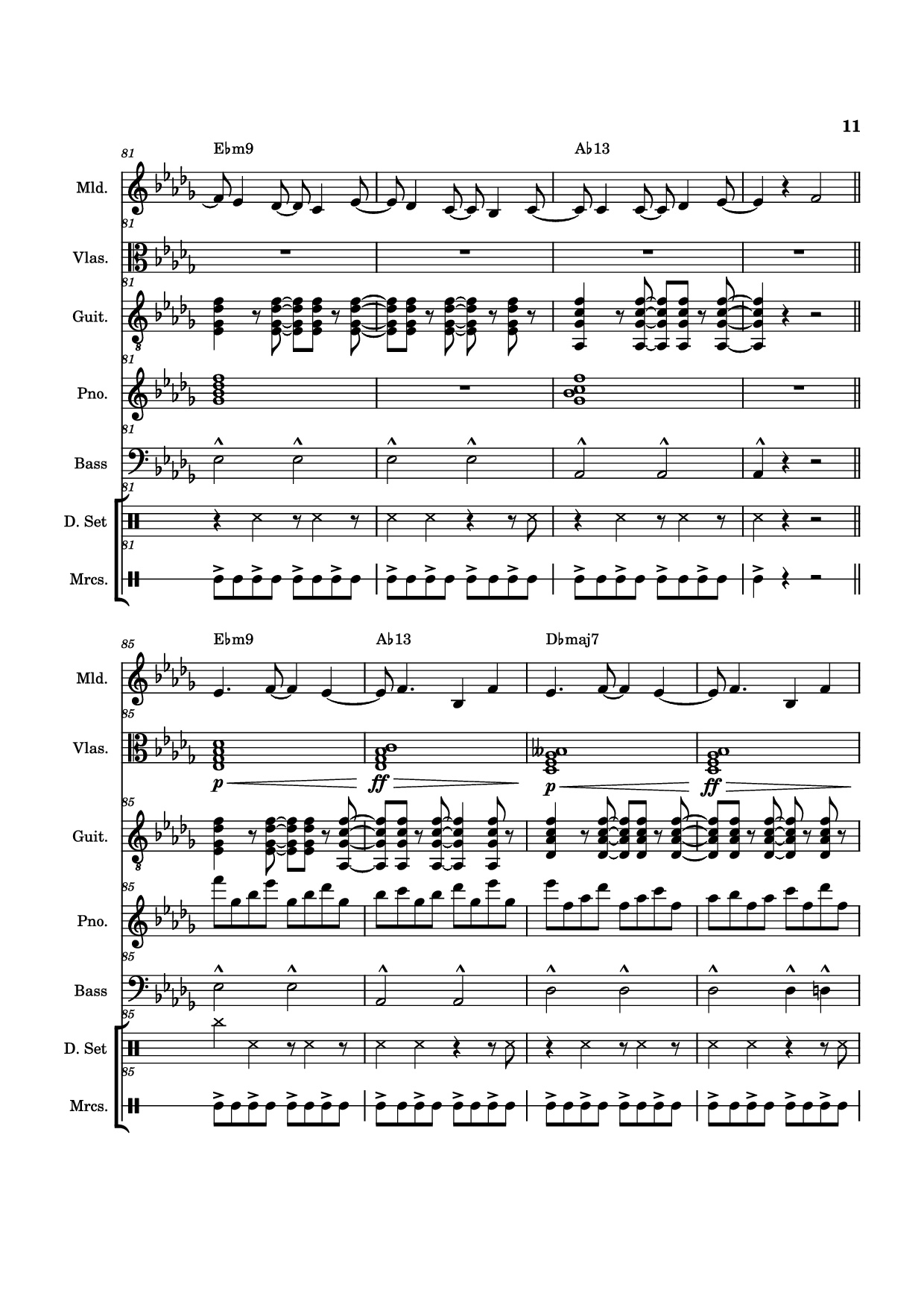 Page 11 of Sheet music PDF Piano Guitar Tab From The Start Piano - Arrangement by ste