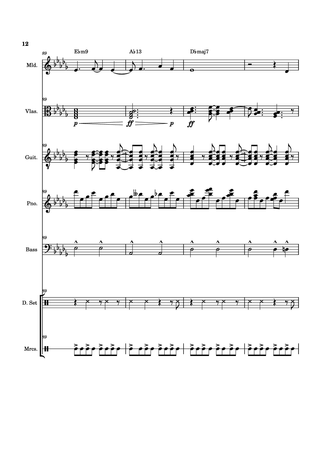 Page 12 of Sheet music PDF Piano Guitar Tab From The Start Piano - Arrangement by ste