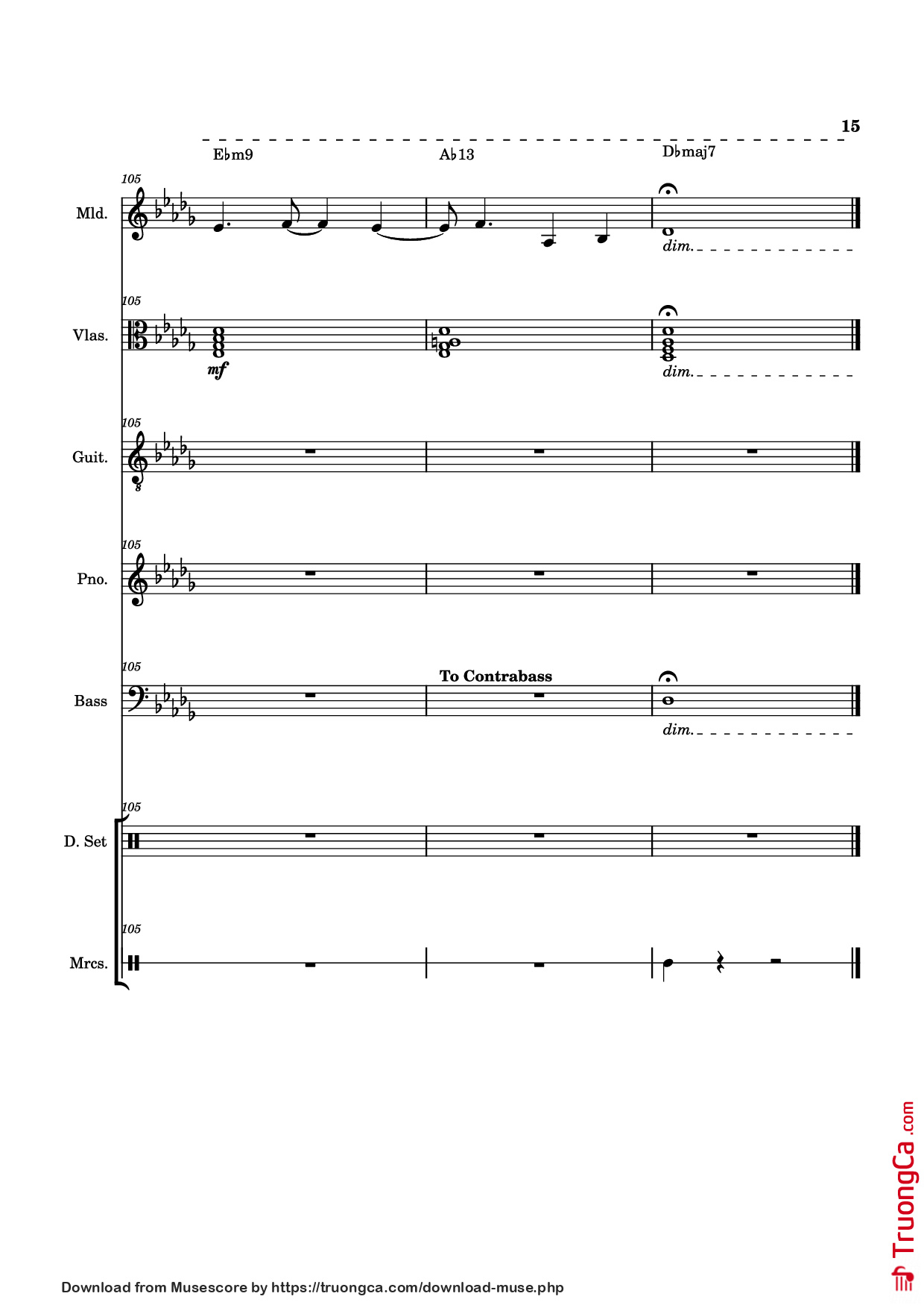 Page 15 of Sheet music PDF Piano Guitar Tab From The Start Piano - Arrangement by ste