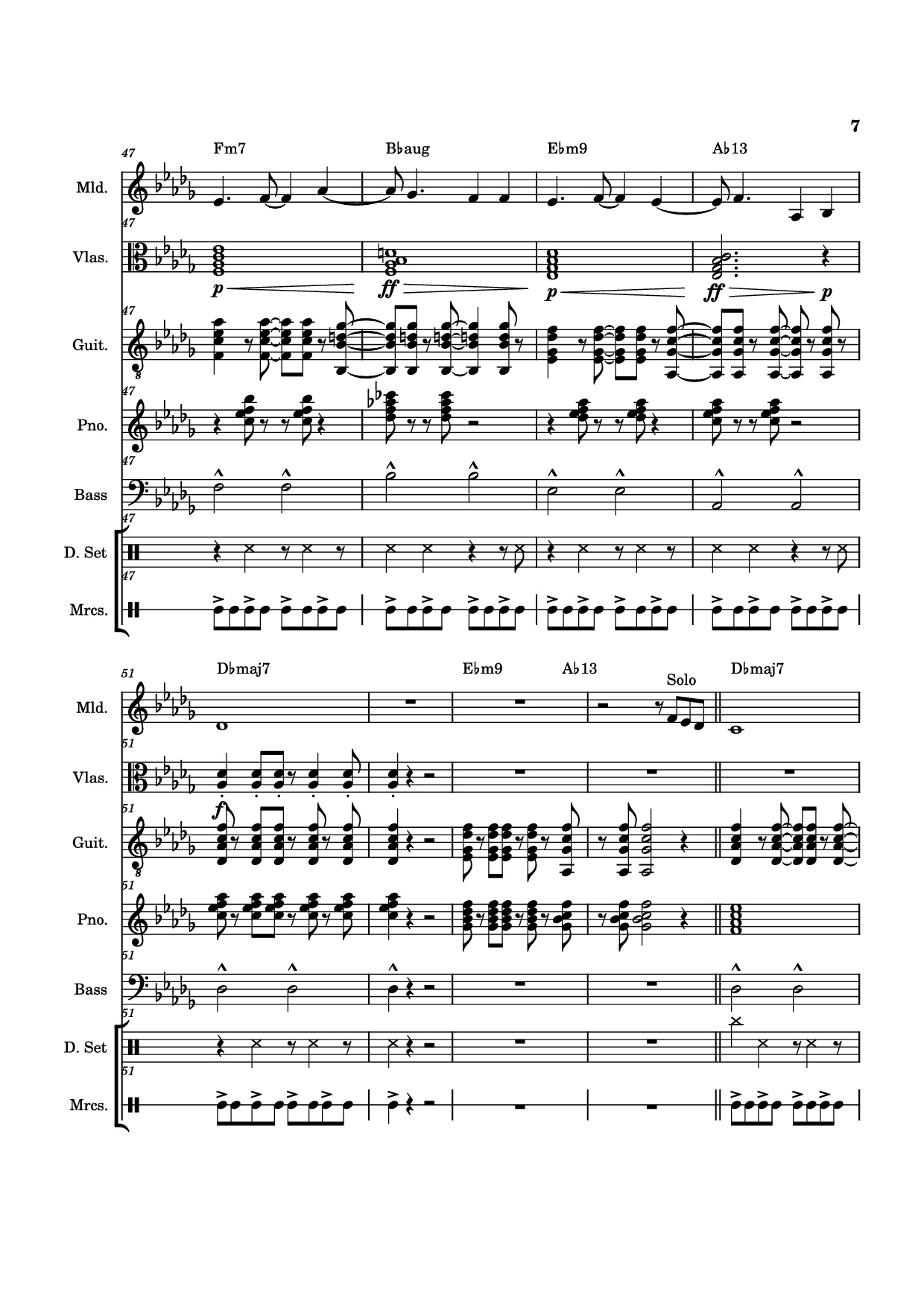 Page 7 of Sheet music PDF Piano Guitar Tab From The Start Piano - Arrangement by ste