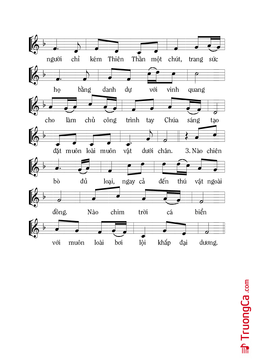Page 2 of Sheet music PDF Thánh Vịnh 8, Lạ Lùng Thay - Mi Trầm