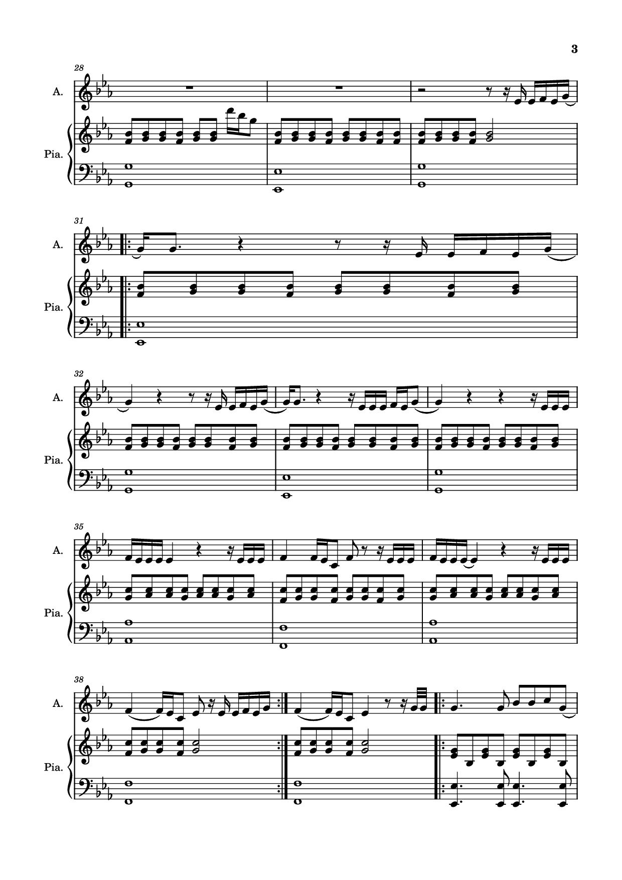 Page 3 of Sheet music PDF Piano Pop corn salé Piano - N. Poz