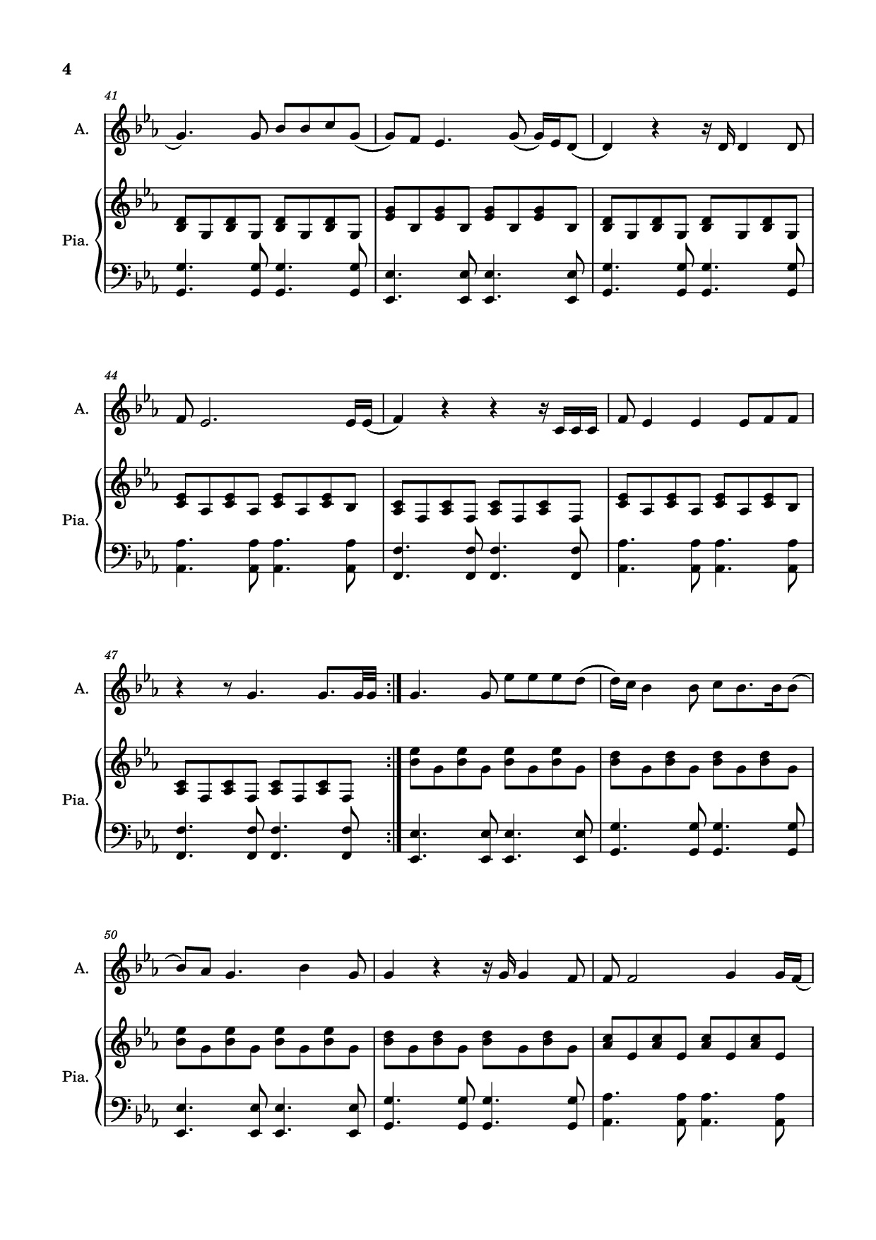 Page 4 of Sheet music PDF Piano Pop corn salé Piano - N. Poz