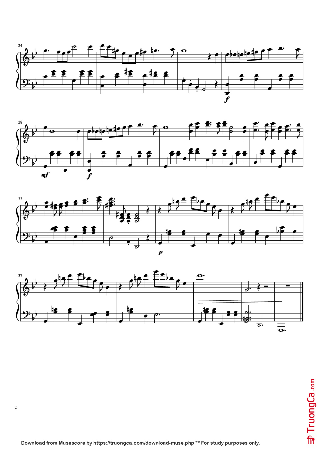 Page 2 of Sheet music PDF Piano Debutante Waltz for Piano - Evan Call