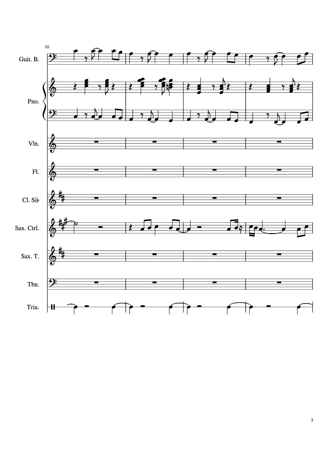Page 3 of Sheet music PDF Stand By Me Piano & Violin - Ben E King