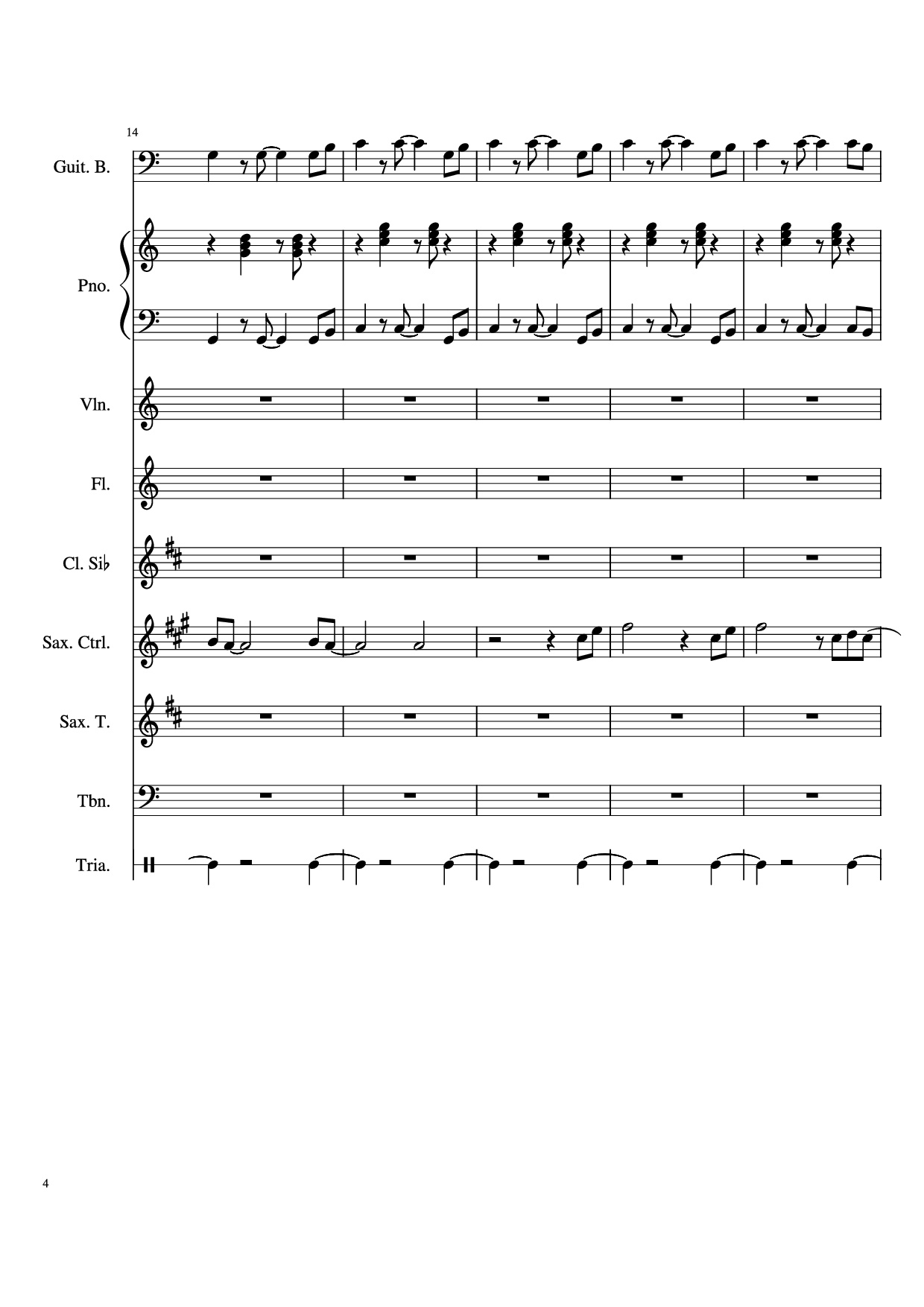 Page 4 of Sheet music PDF Stand By Me Piano & Violin - Ben E King