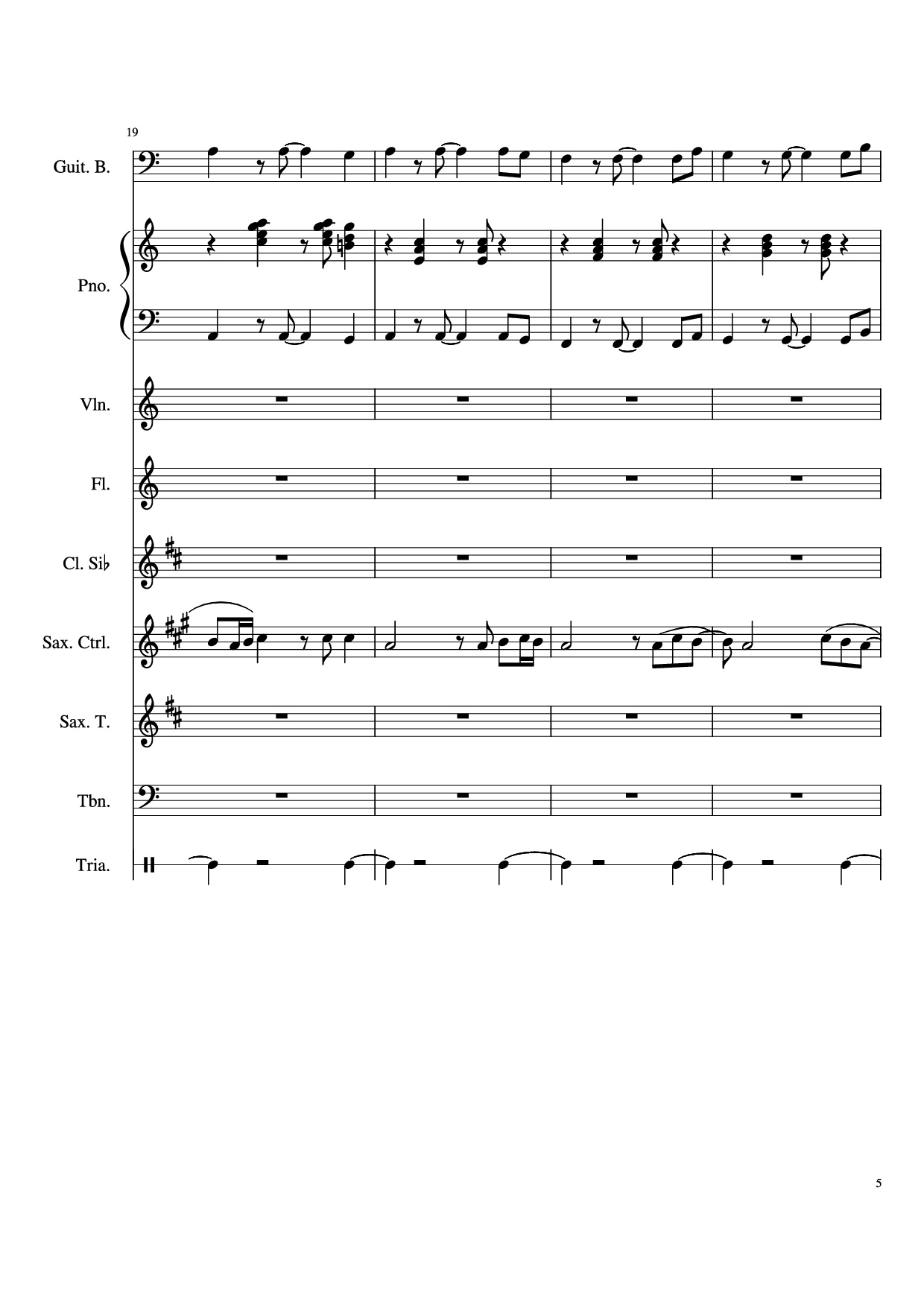 Page 5 of Sheet music PDF Stand By Me Piano & Violin - Ben E King