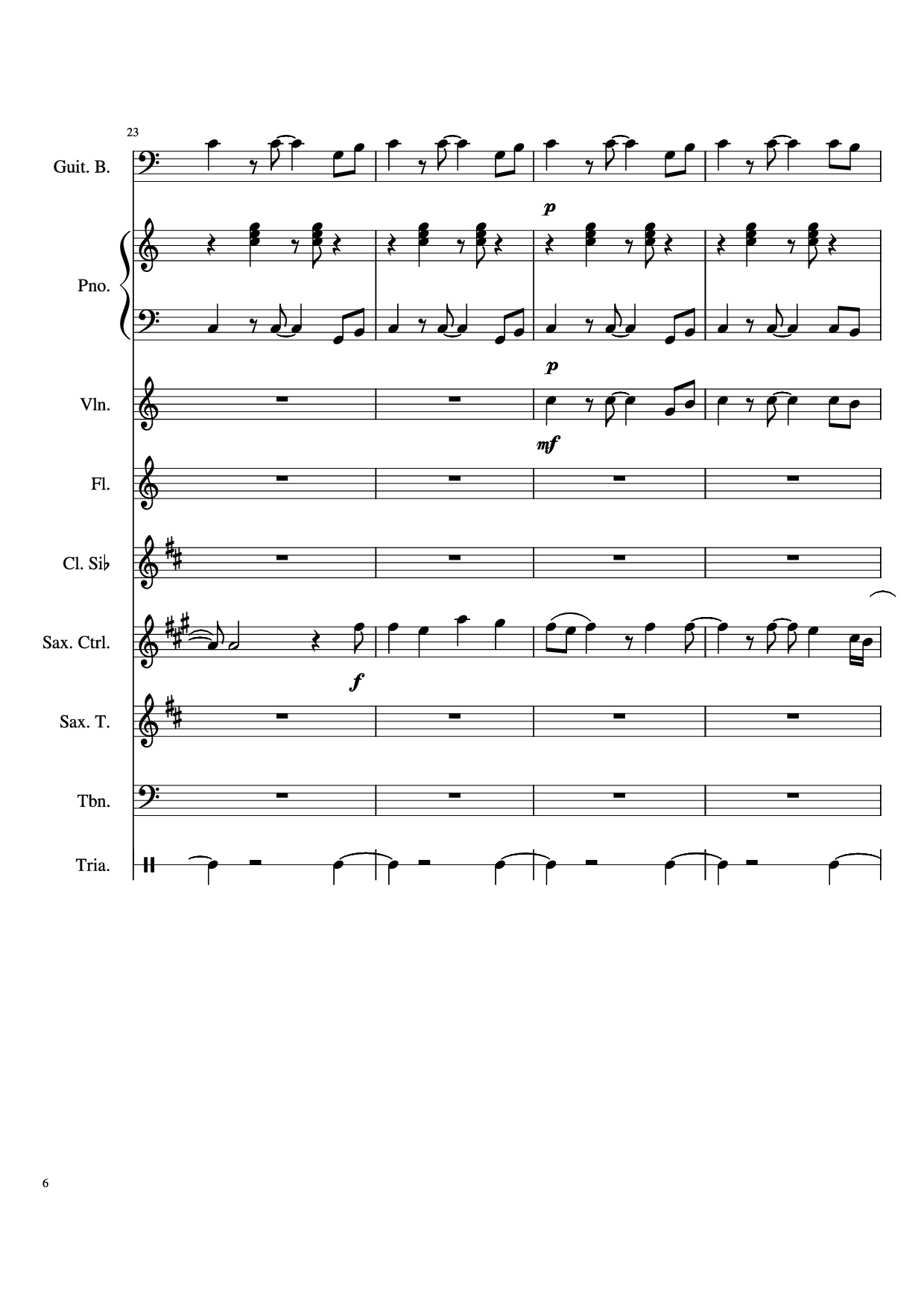 Page 6 of Sheet music PDF Stand By Me Piano & Violin - Ben E King