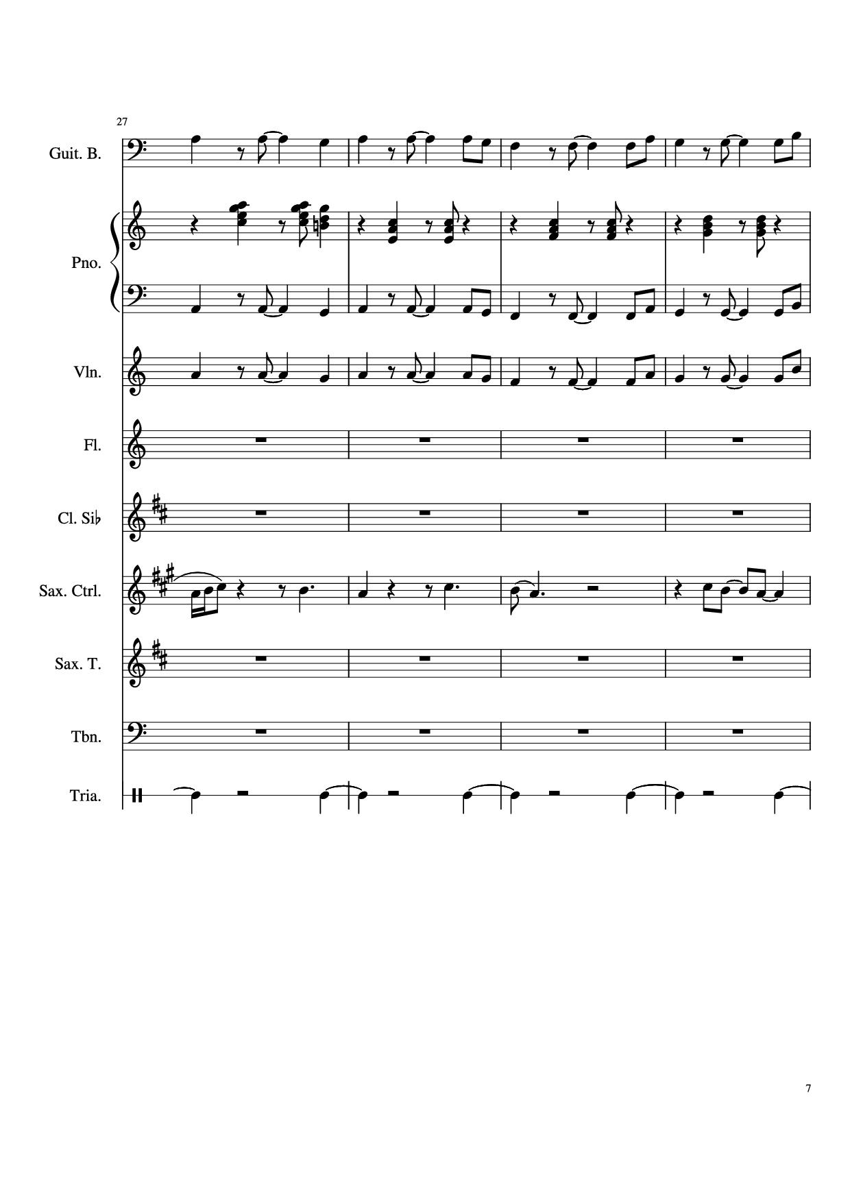Page 7 of Sheet music PDF Stand By Me Piano & Violin - Ben E King