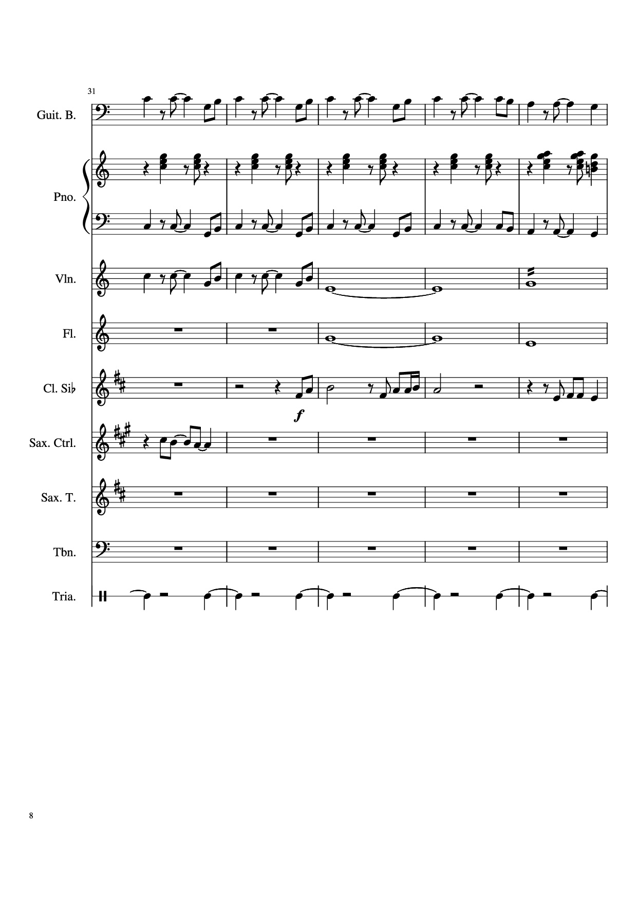 Page 8 of Sheet music PDF Stand By Me Piano & Violin - Ben E King