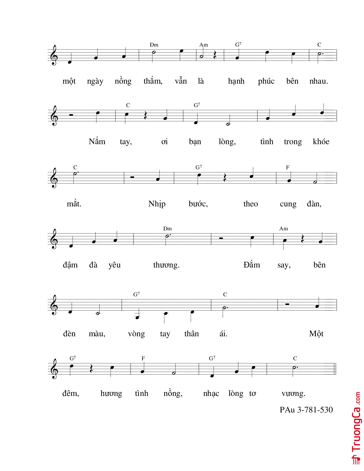Page 2 of Sheet music PDF Chung bước nhạc vui - Ngô Đạo
