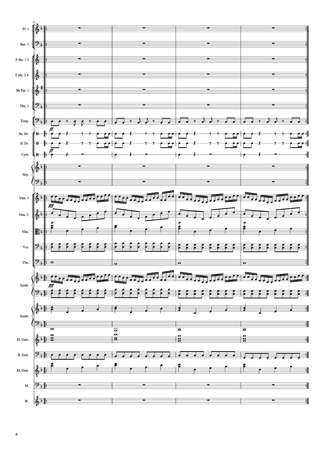 Page 4 of Sheet music PDF Excalibur - Pathfinder Music Productions