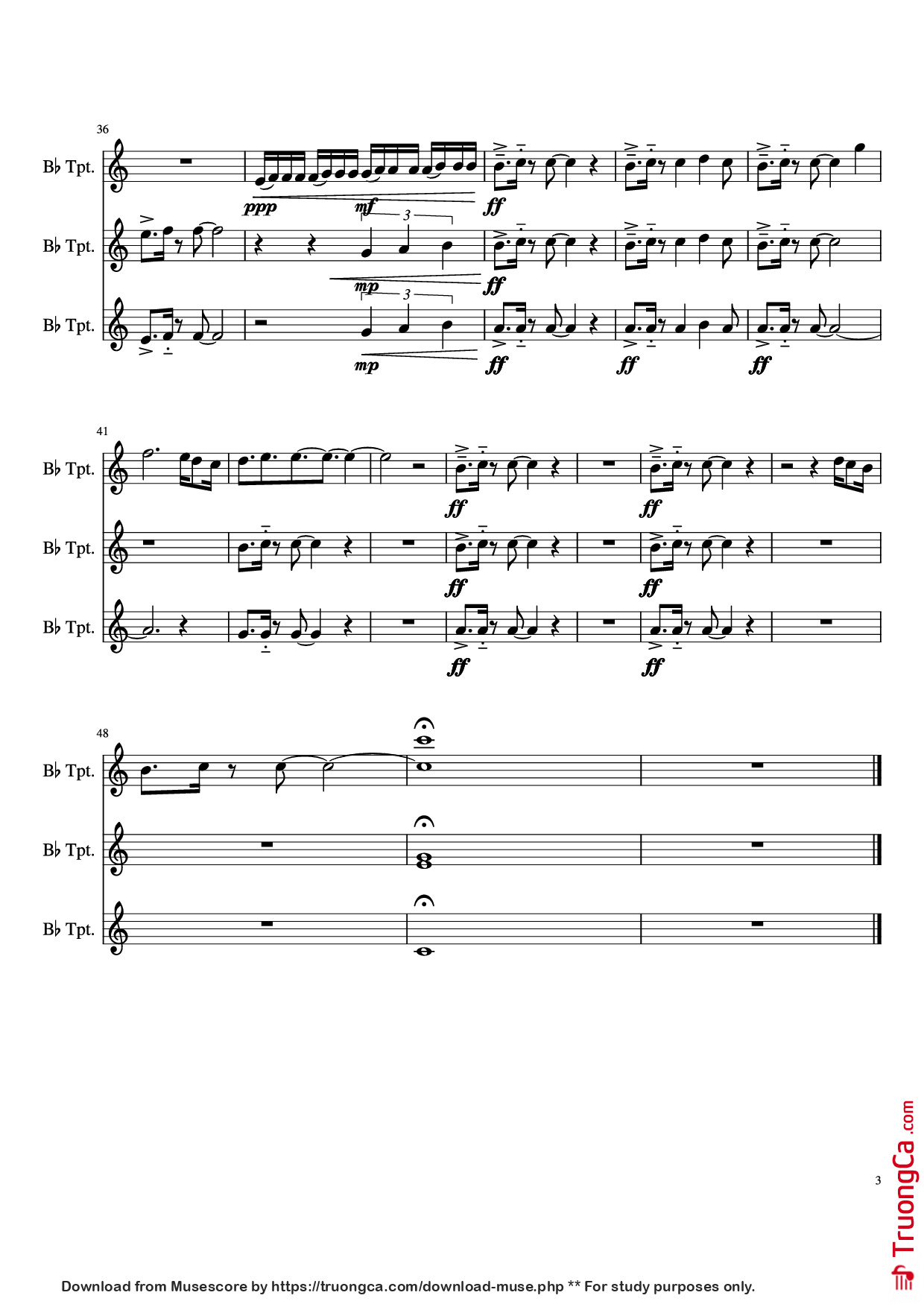 Page 3 of Sheet music PDF Dancing Queen - ABBA