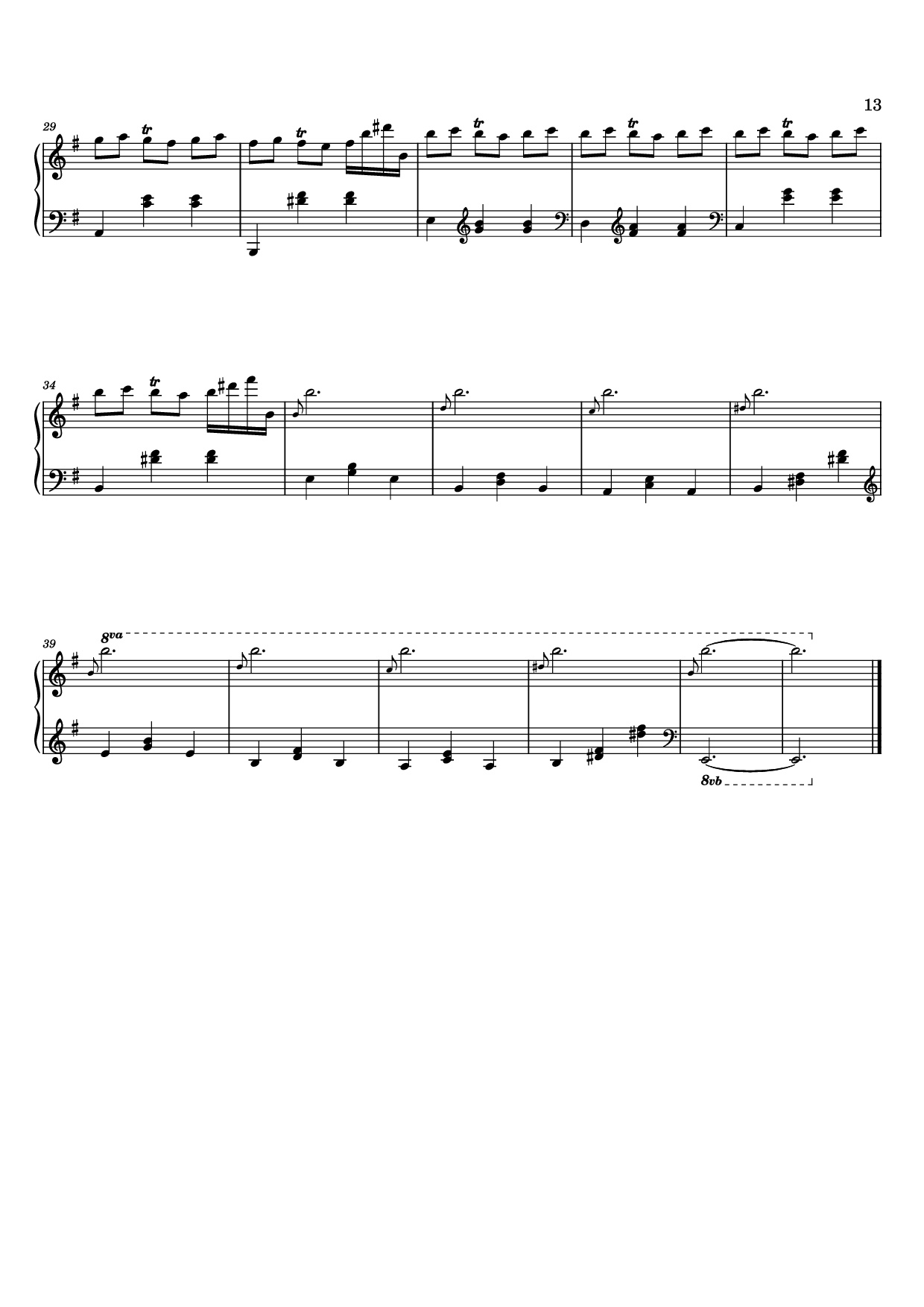 Page 13 of Sheet music PDF 12 Valses mélancoliques III - Dance of the Cranes - No. 1 in C Minor - Stephan Beneking