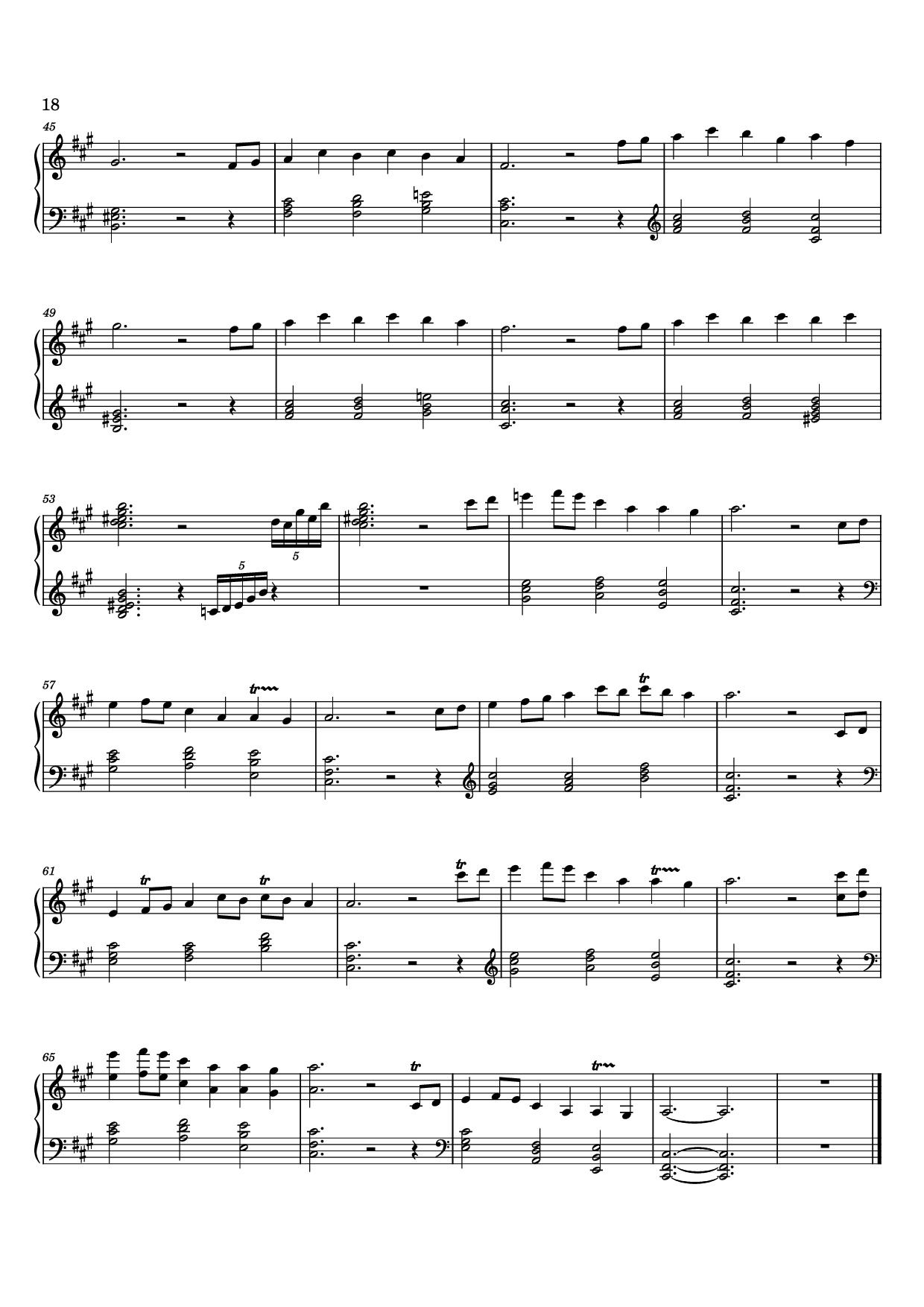 Page 18 of Sheet music PDF 12 Valses mélancoliques III - Dance of the Cranes - No. 1 in C Minor - Stephan Beneking