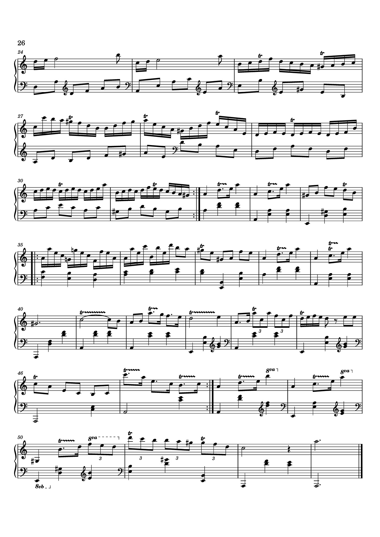 Page 26 of Sheet music PDF 12 Valses mélancoliques III - Dance of the Cranes - No. 1 in C Minor - Stephan Beneking