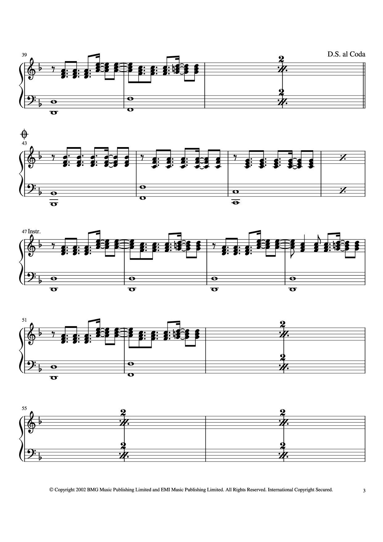 Page 3 of Sheet music PDF Piano Feel Piano - Robert Williams & Guy Chambers