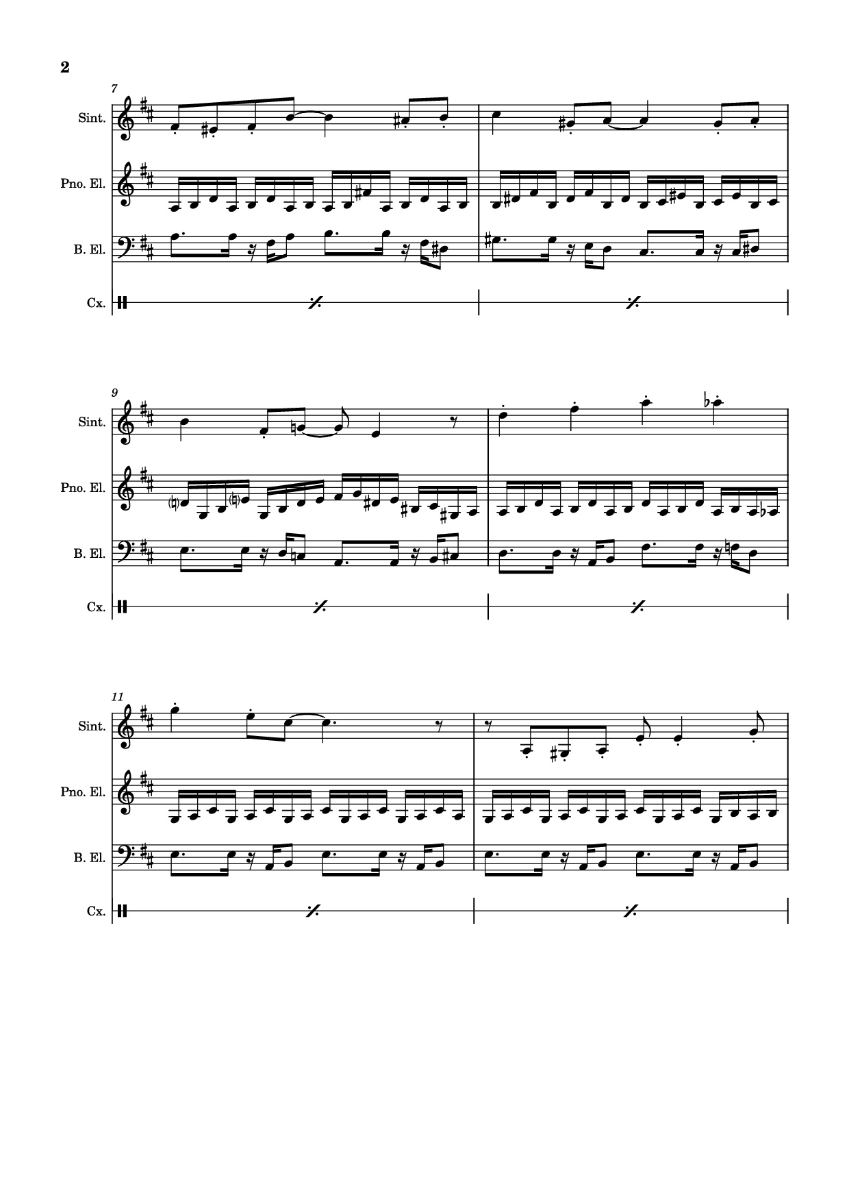 Page 2 of Sheet music PDF Piano Guitar Tab Athletic theme Piano - Kazumi Totaka