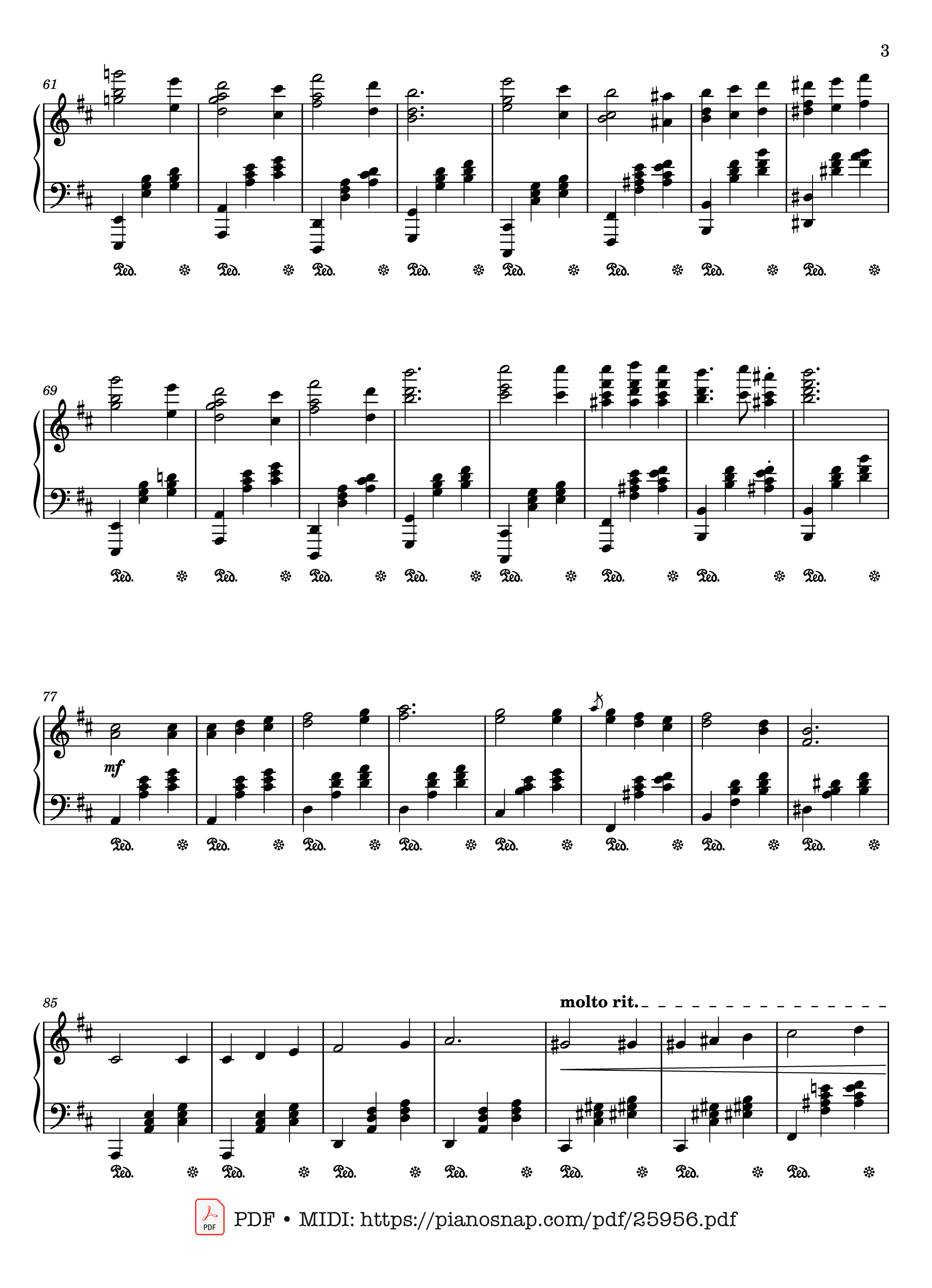 Page 3 of Sheet music PDF Piano Enemies to Lovers Piano - Joshua Kyan. Aalampour