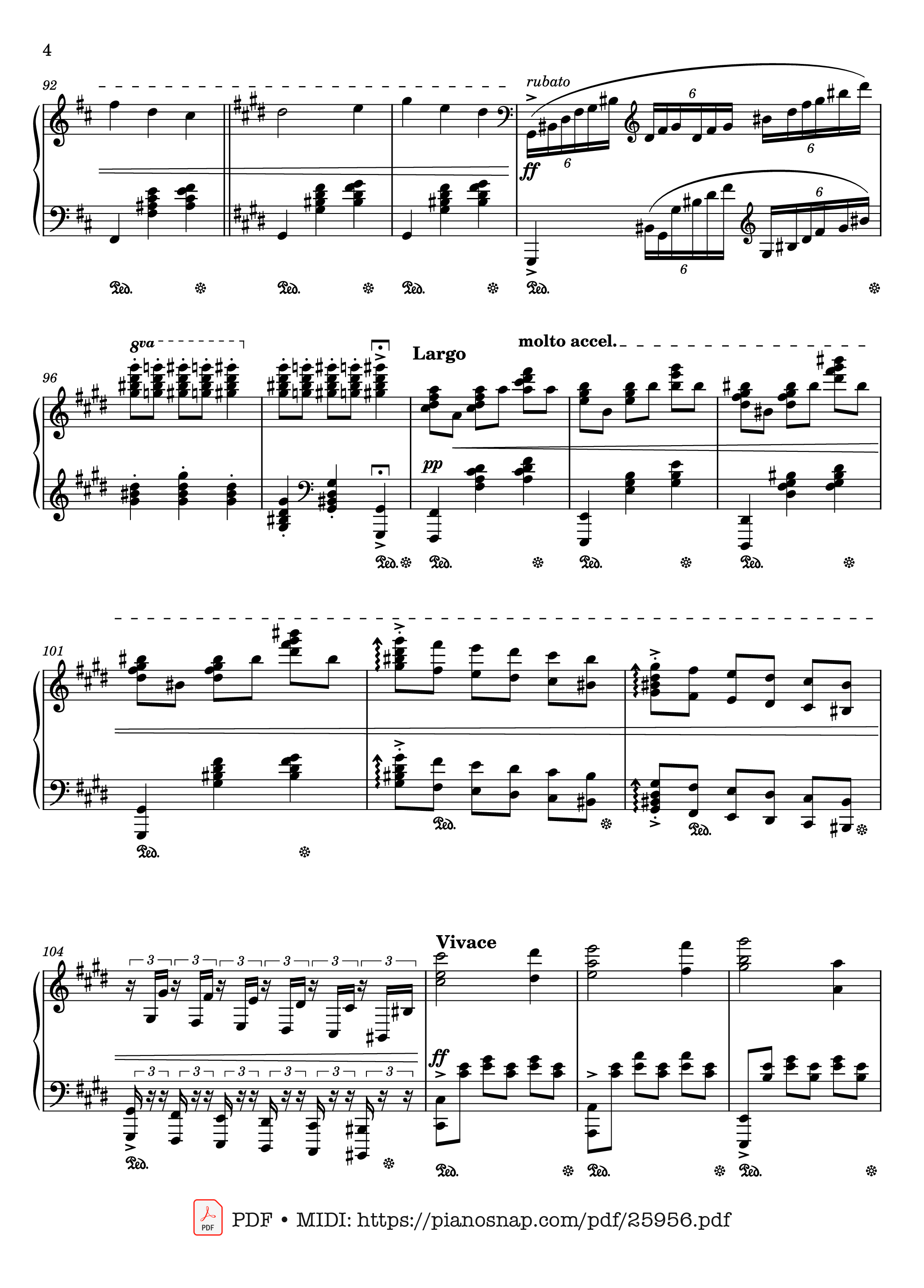 Page 4 of Sheet music PDF Piano Enemies to Lovers Piano - Joshua Kyan. Aalampour
