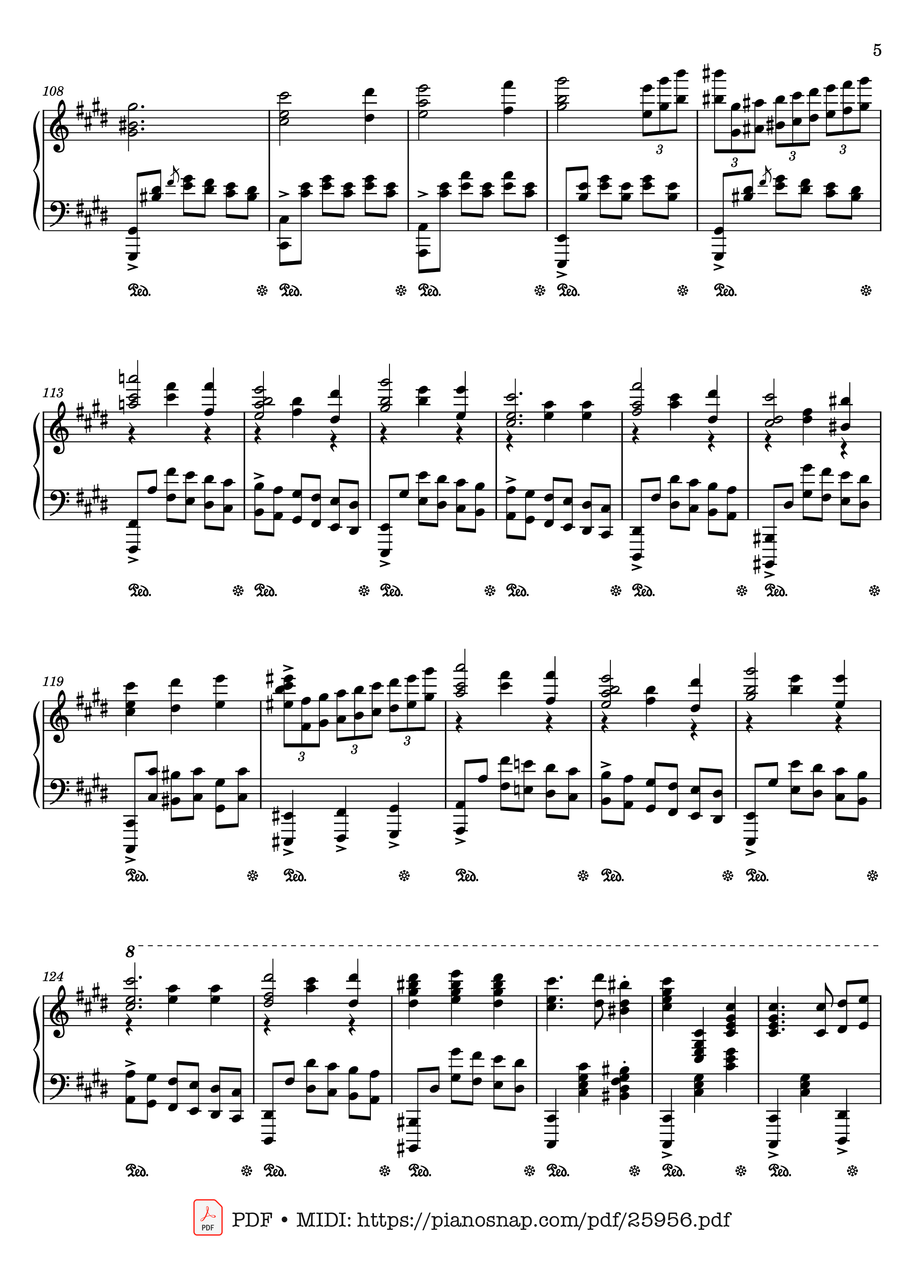 Page 5 of Sheet music PDF Piano Enemies to Lovers Piano - Joshua Kyan. Aalampour