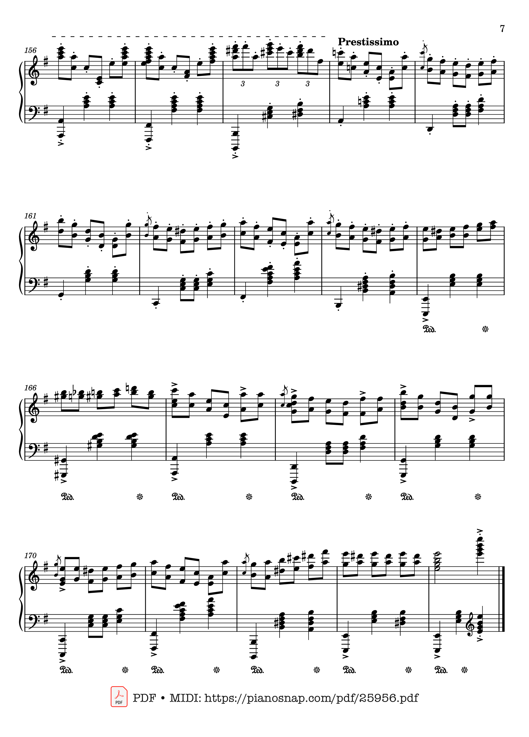 Page 7 of Sheet music PDF Piano Enemies to Lovers Piano - Joshua Kyan. Aalampour