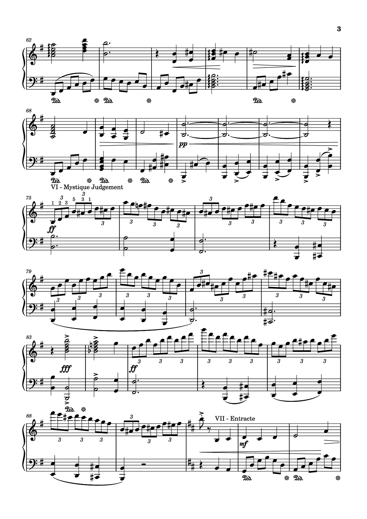 Page 3 of Sheet music PDF Piano Fontaine Theme Piano - Comp.Yu-Peng Chen