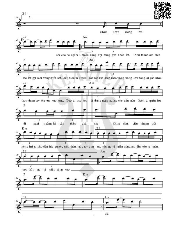 Page 7 of Sheet music PDF Hãy trao cho anh - Sơn Tùng M-TP