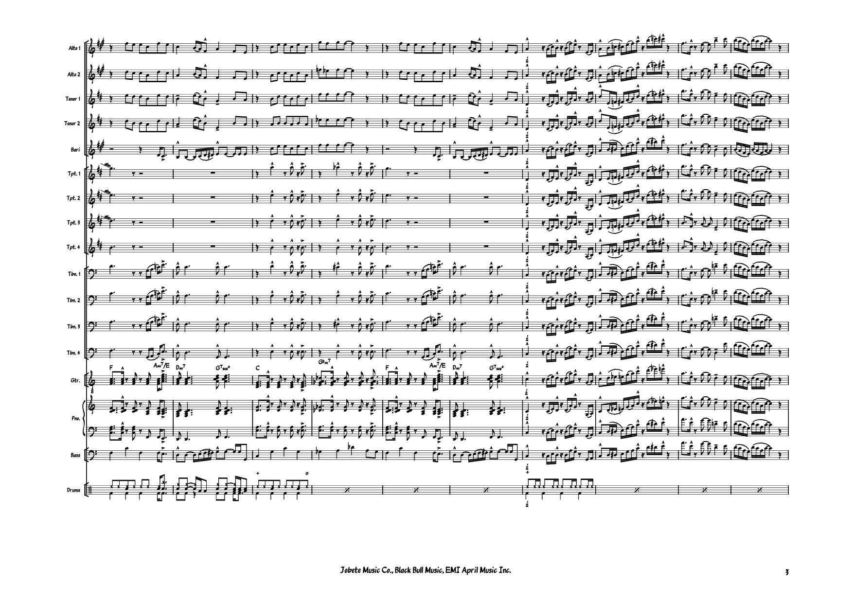 Page 3 of Sheet music PDF Piano Sir Duke Piano - Stevie Wonder