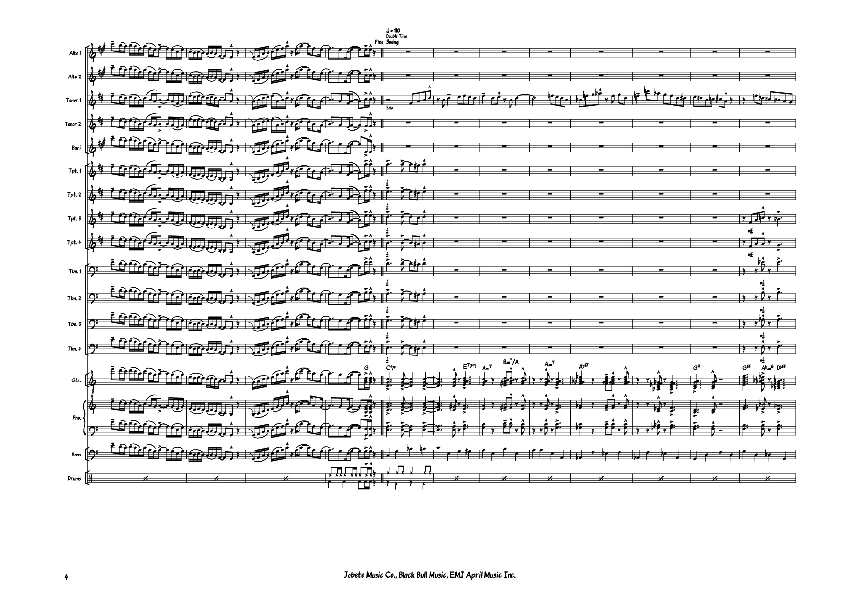 Page 4 of Sheet music PDF Piano Sir Duke Piano - Stevie Wonder